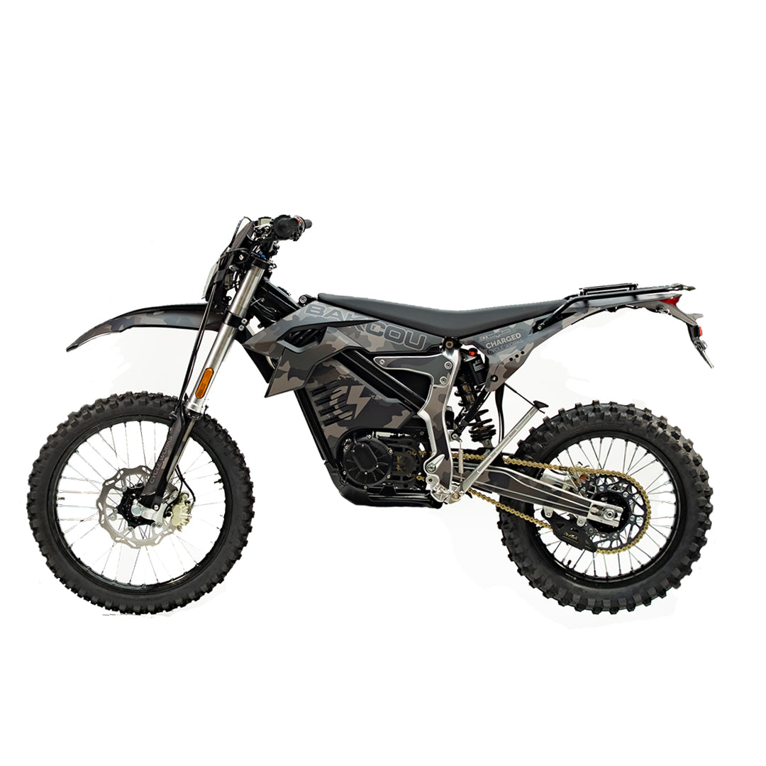 Camo Edition Bakcou Puma X22 SD Electric Motorcycle