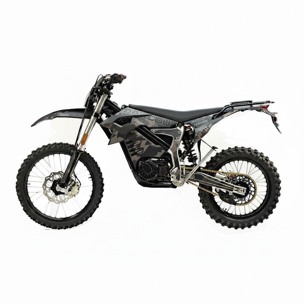 Camo Edition Bakcou Puma X22 SD Electric Motorcycle