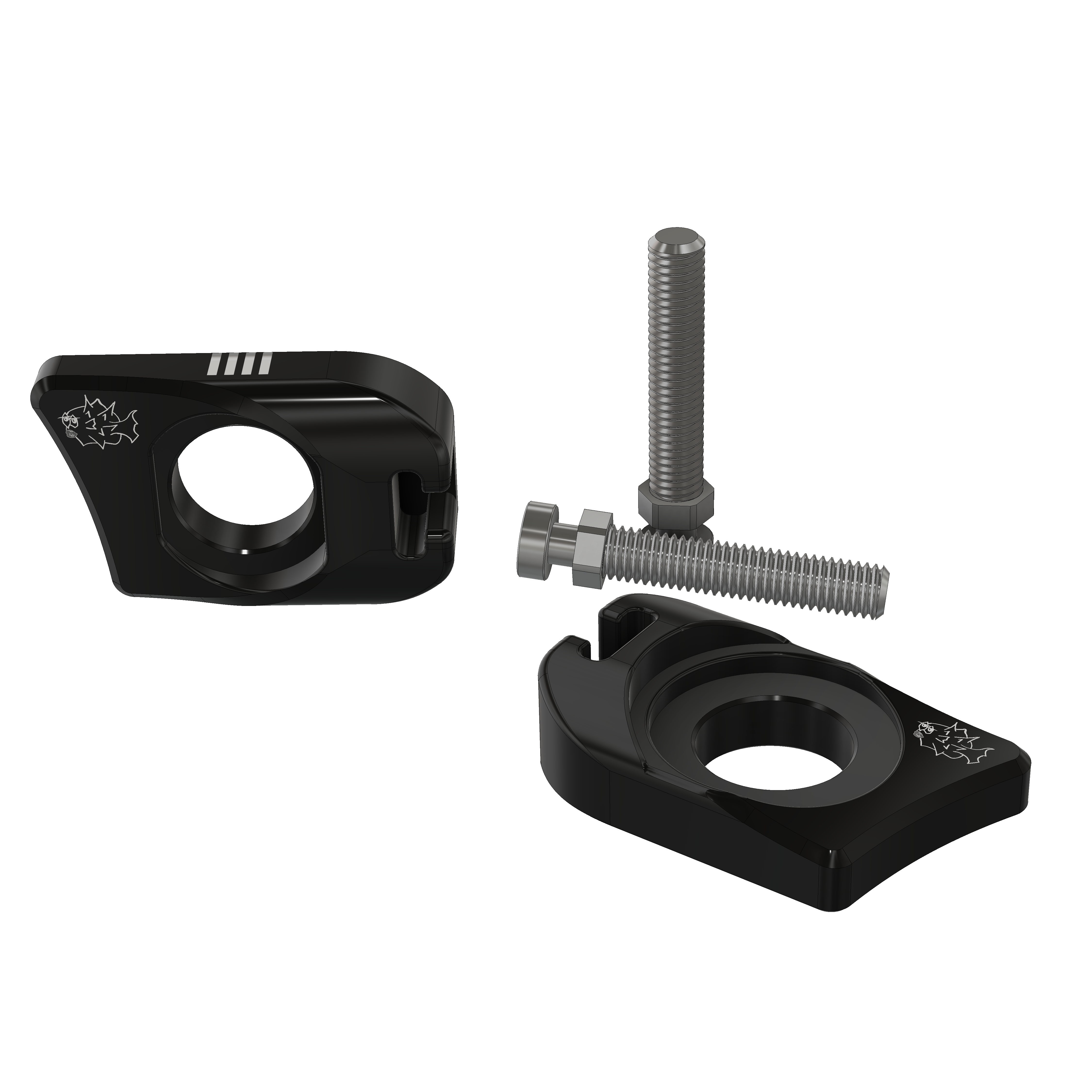 Prickly Axle Blocks for Ultra Bee