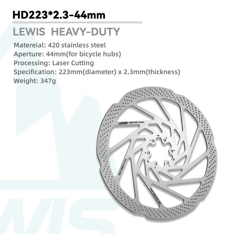Lewis 223mm Brake Rotors