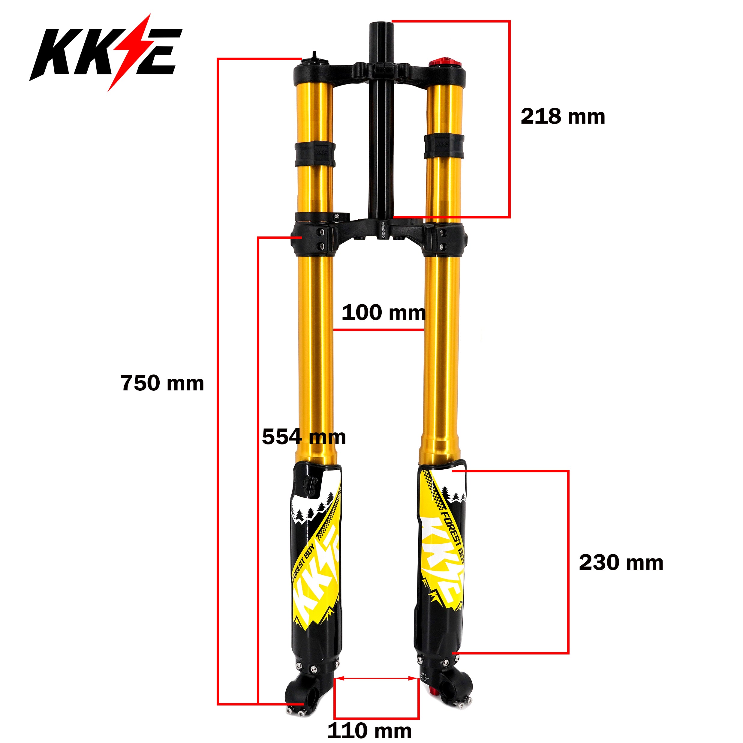 KKE 35MM Upgraded 5.5 Version Front Suspension Fork