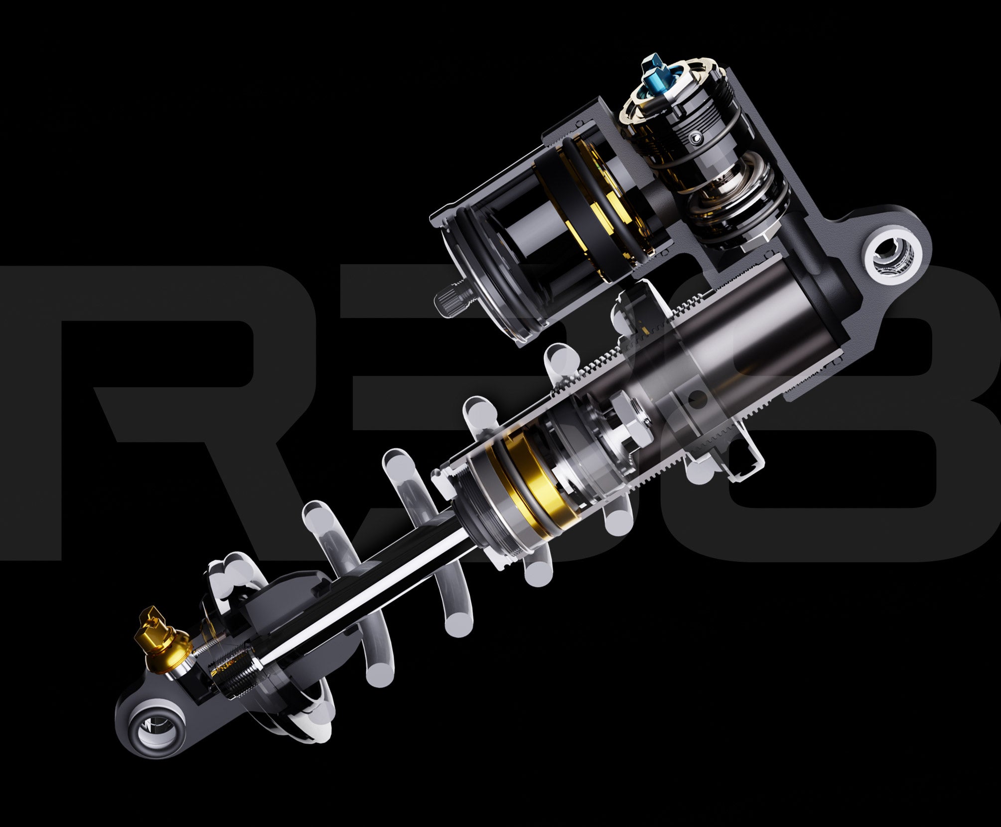 Sirris R38 Rear Shock for E Ride Pro SR & SS 3.0