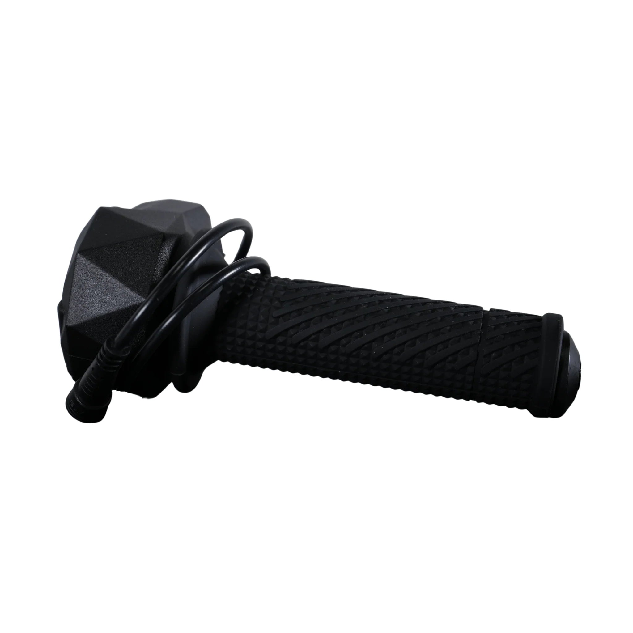 Venbtus black motorcycle throttle grip on a white background
