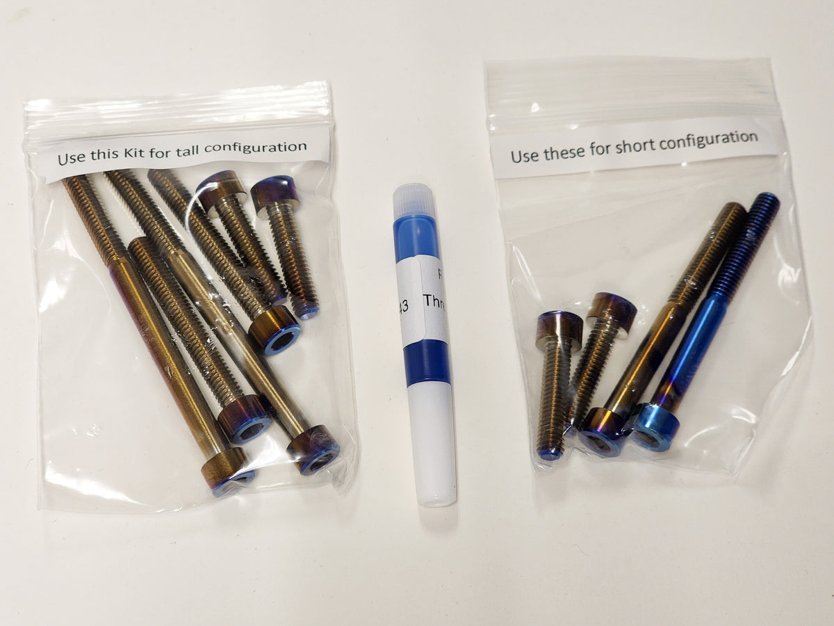 Warp9 Transformer Stem Titanium Bolts