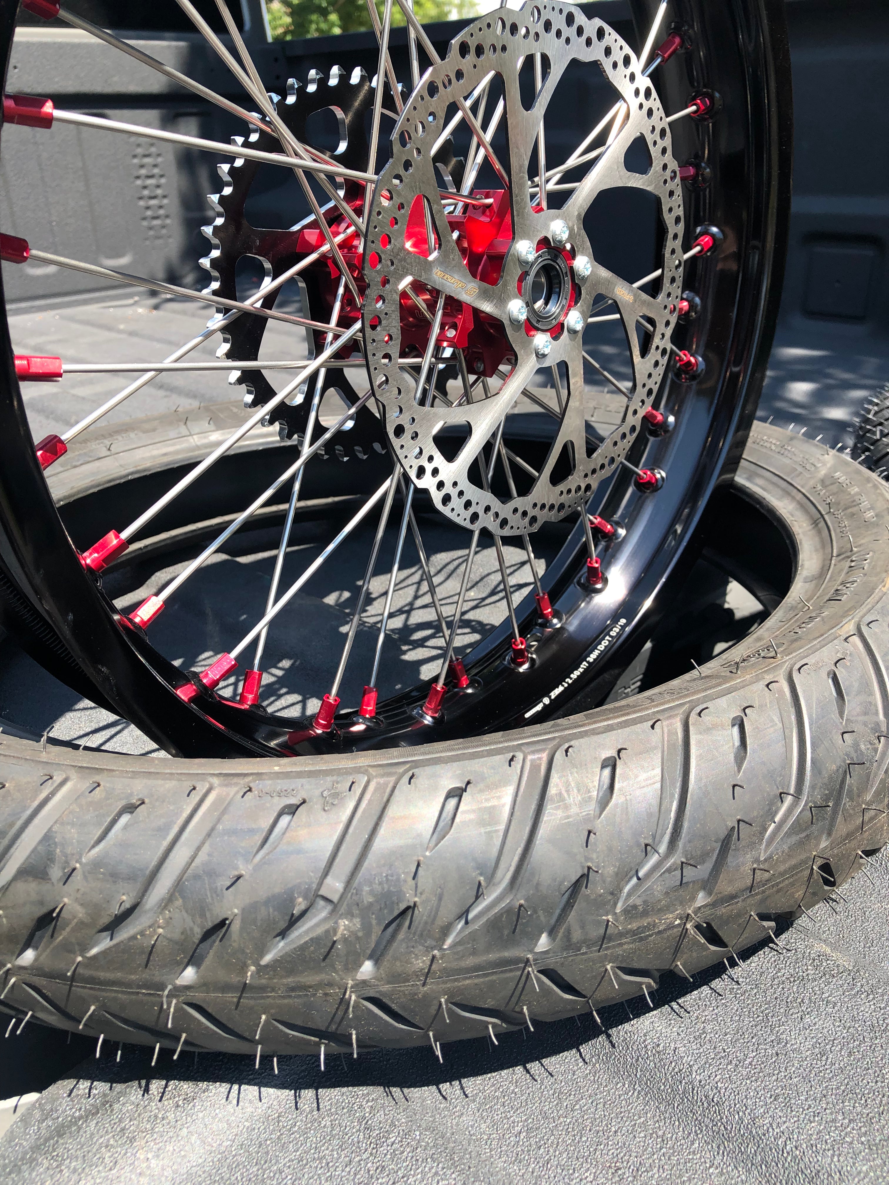 Warp9 17" Supermoto Wheelset for Surron Light Bee and E Ride ProSS