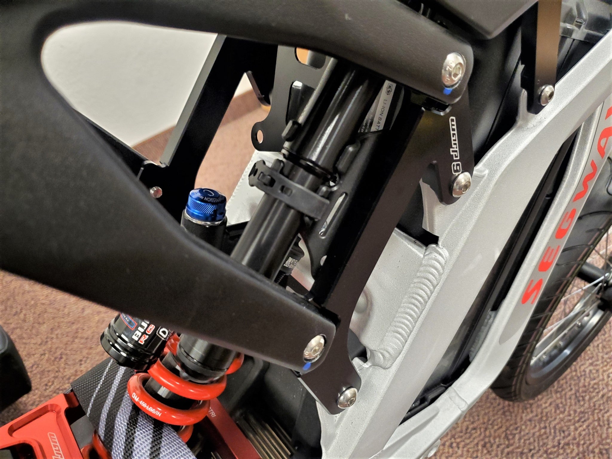 Warp9 Subframe Seat Riser for Surron / Segway