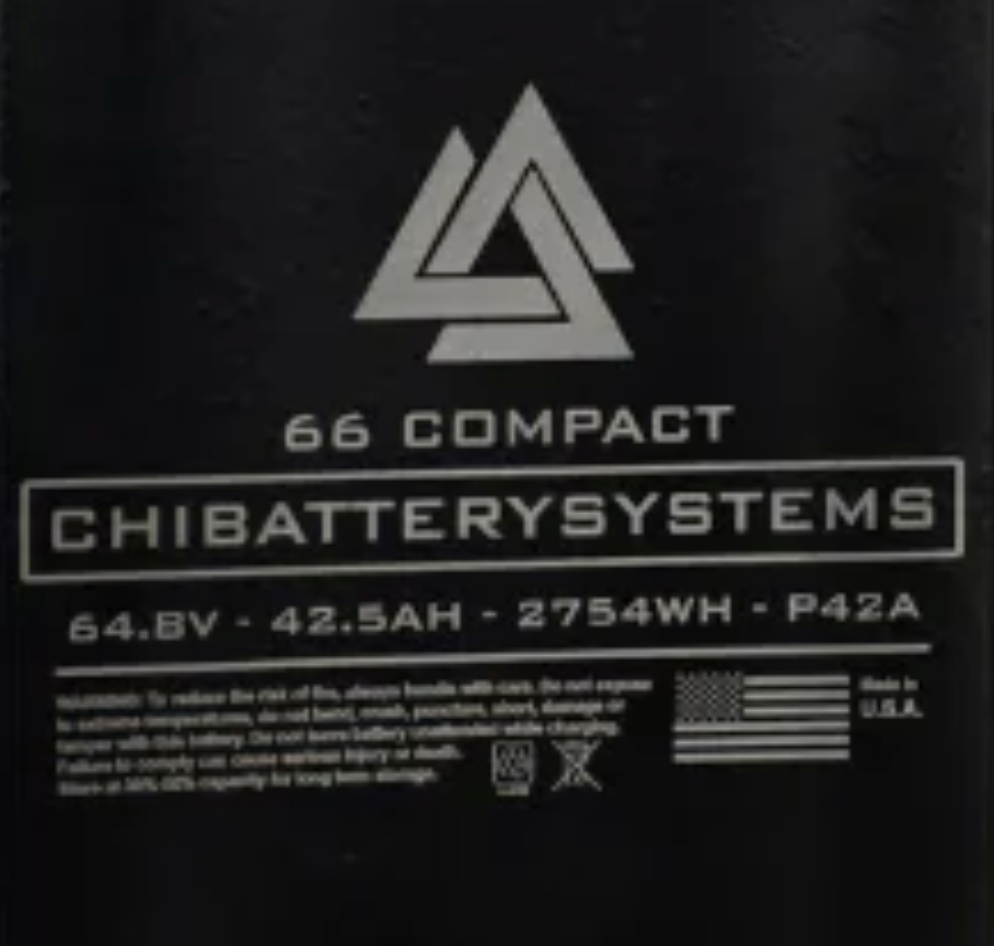 Gladiator 66v Compact - 42.5ah Surron Battery