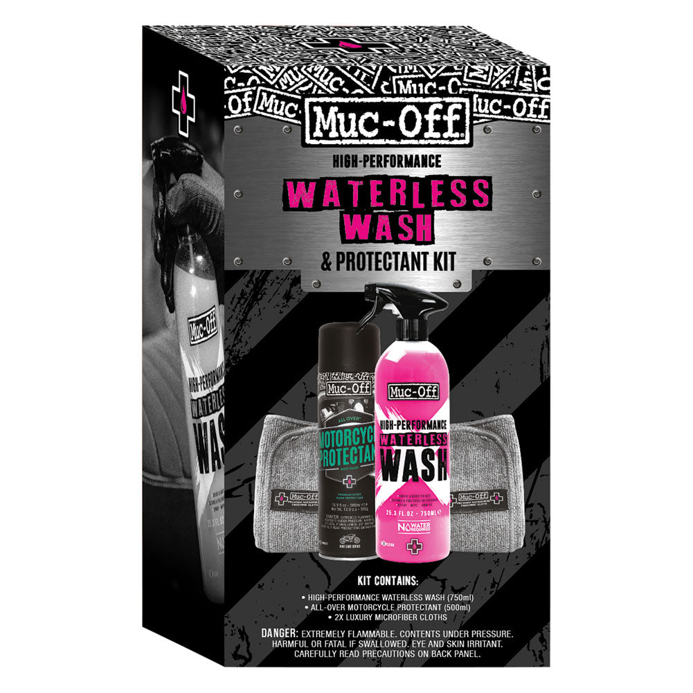 Muc-Off Motorcycle Waterless Wash & Protectant Kit