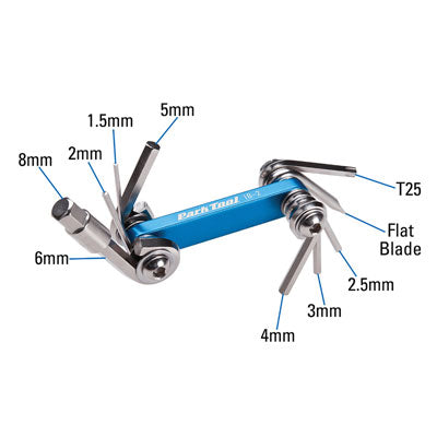 Park Tool USA I-Beam Mini Folding Multi Tool