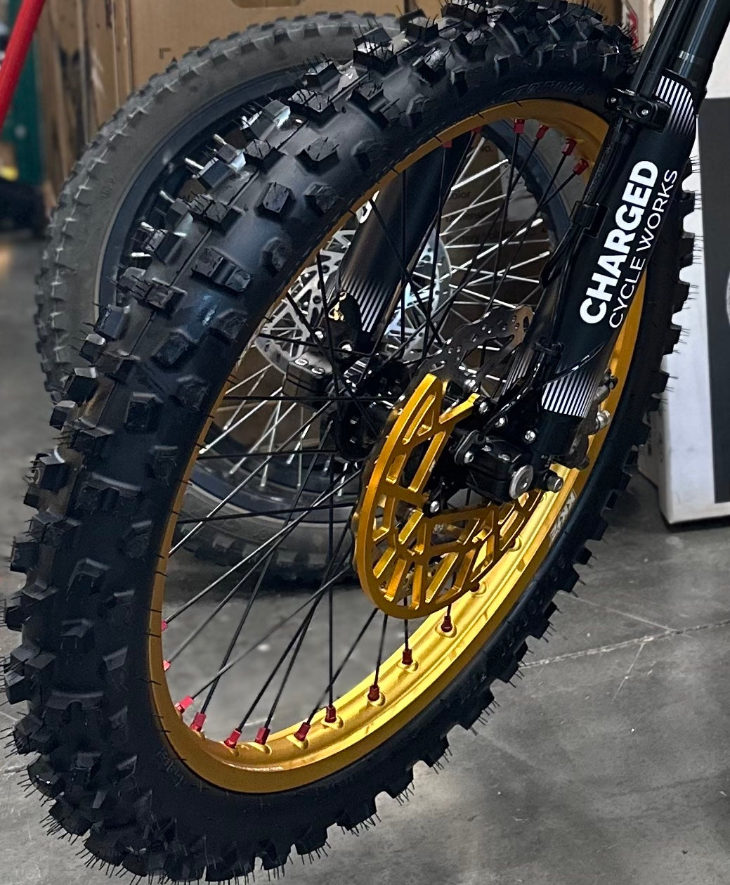 Irc Disk Hard Enduro on the Surron Ultra Bee