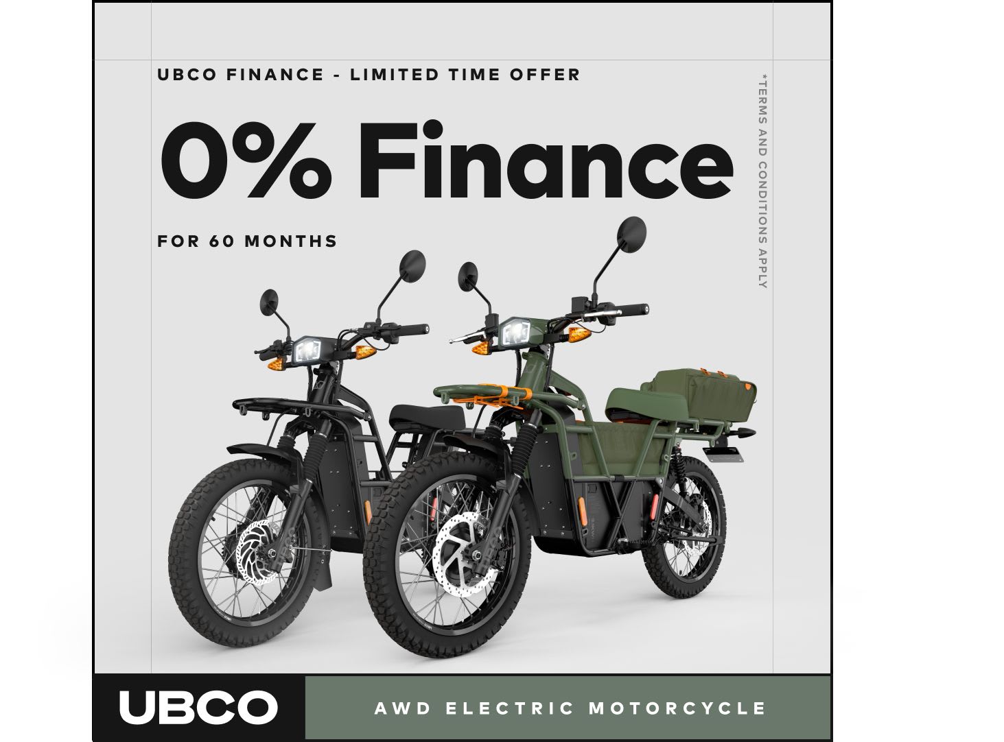 UBCO 2x2 - Work Bike - Hunt Edition