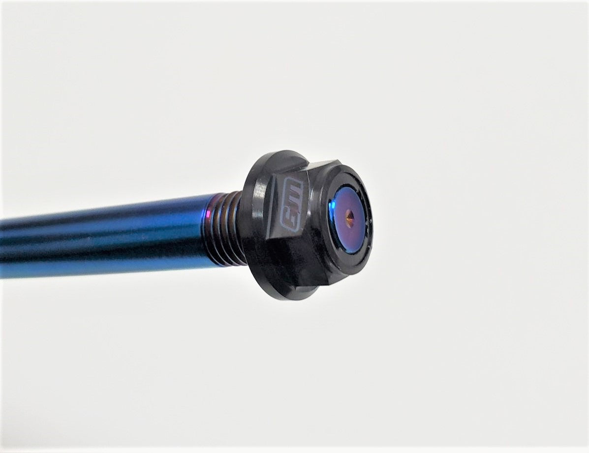 Warp9 Surron Titanium Swingarm Bolt axle with nut