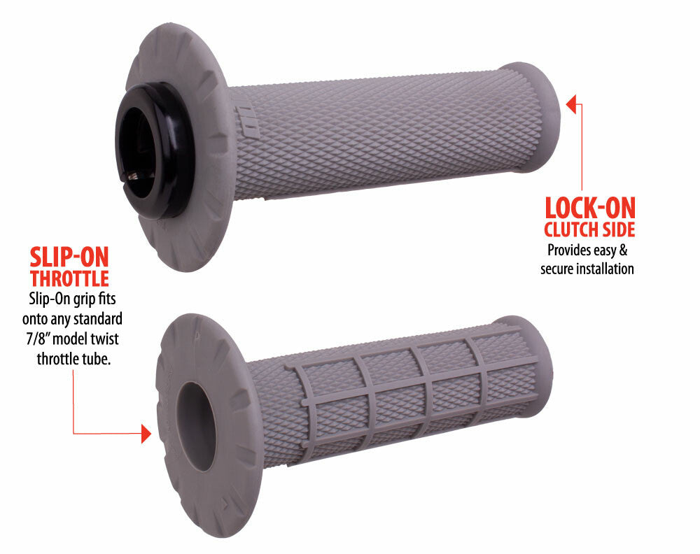 ODI Universal Lock-On Half Waffle Grips for eMoto
