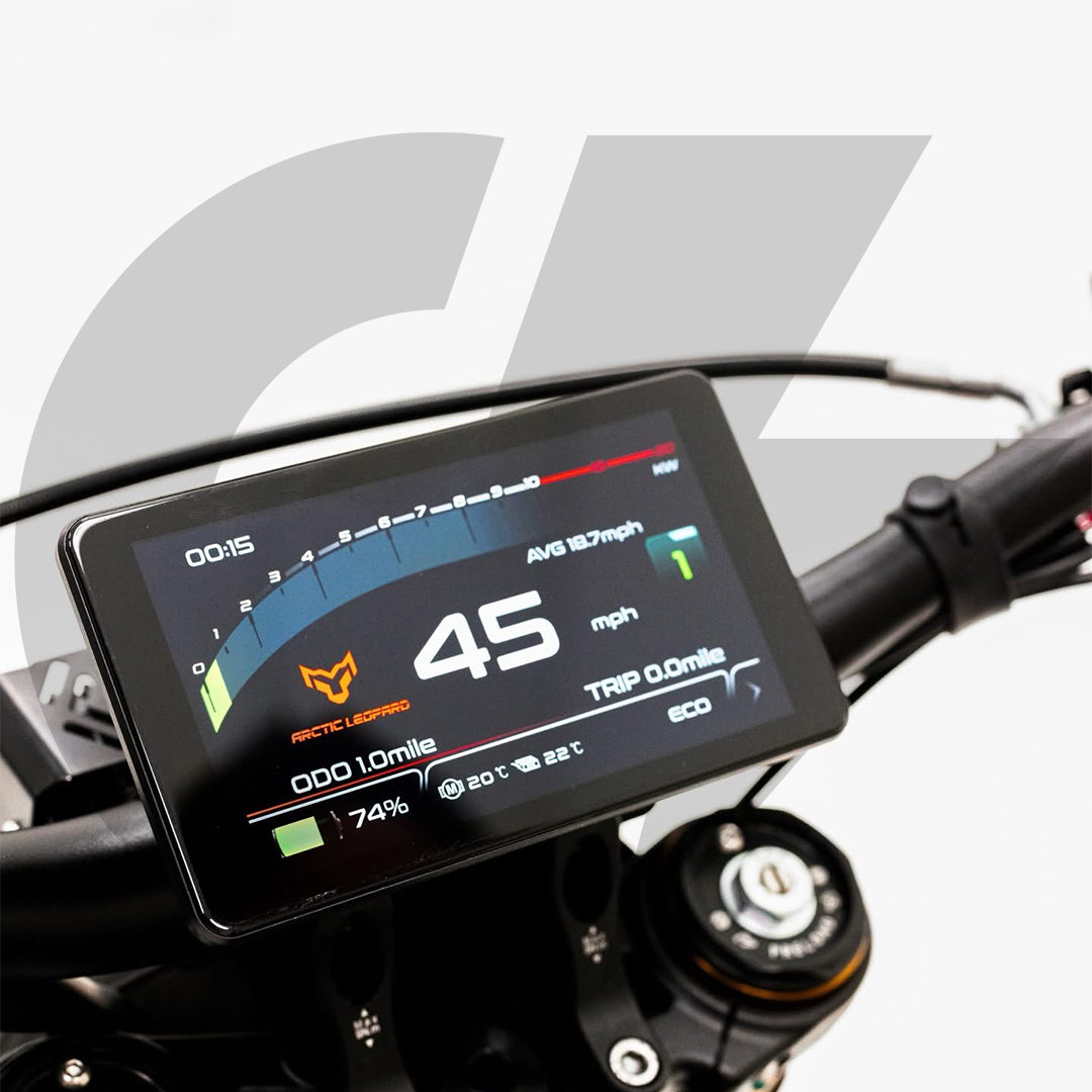 Arctic Leopard XE Pro R | Large Electric Dirt Bikes | Charged