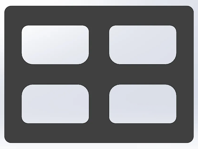 Bonnell 805 – Battery Tray Foam