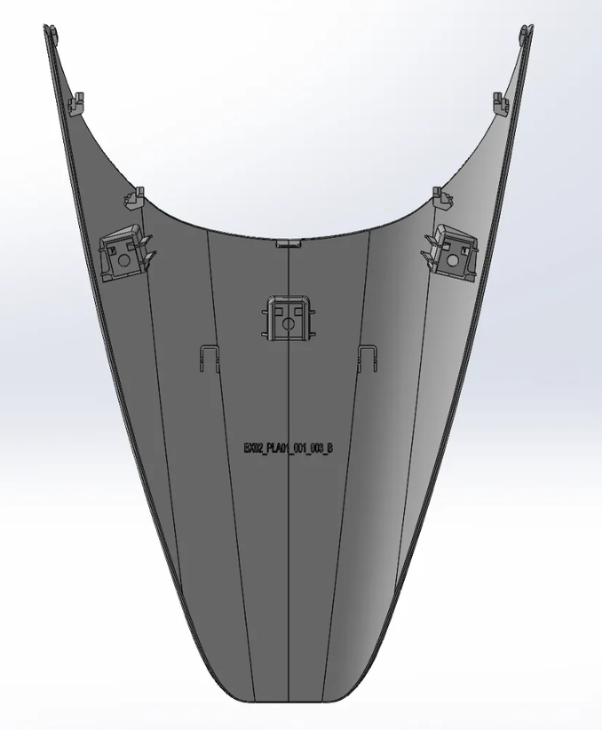 Bonnell 805 – Rear White Fender