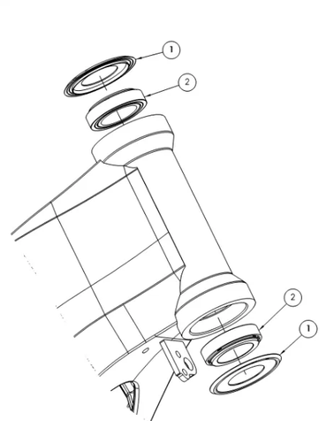 Bonnell 805 – Headset Bearing Kit