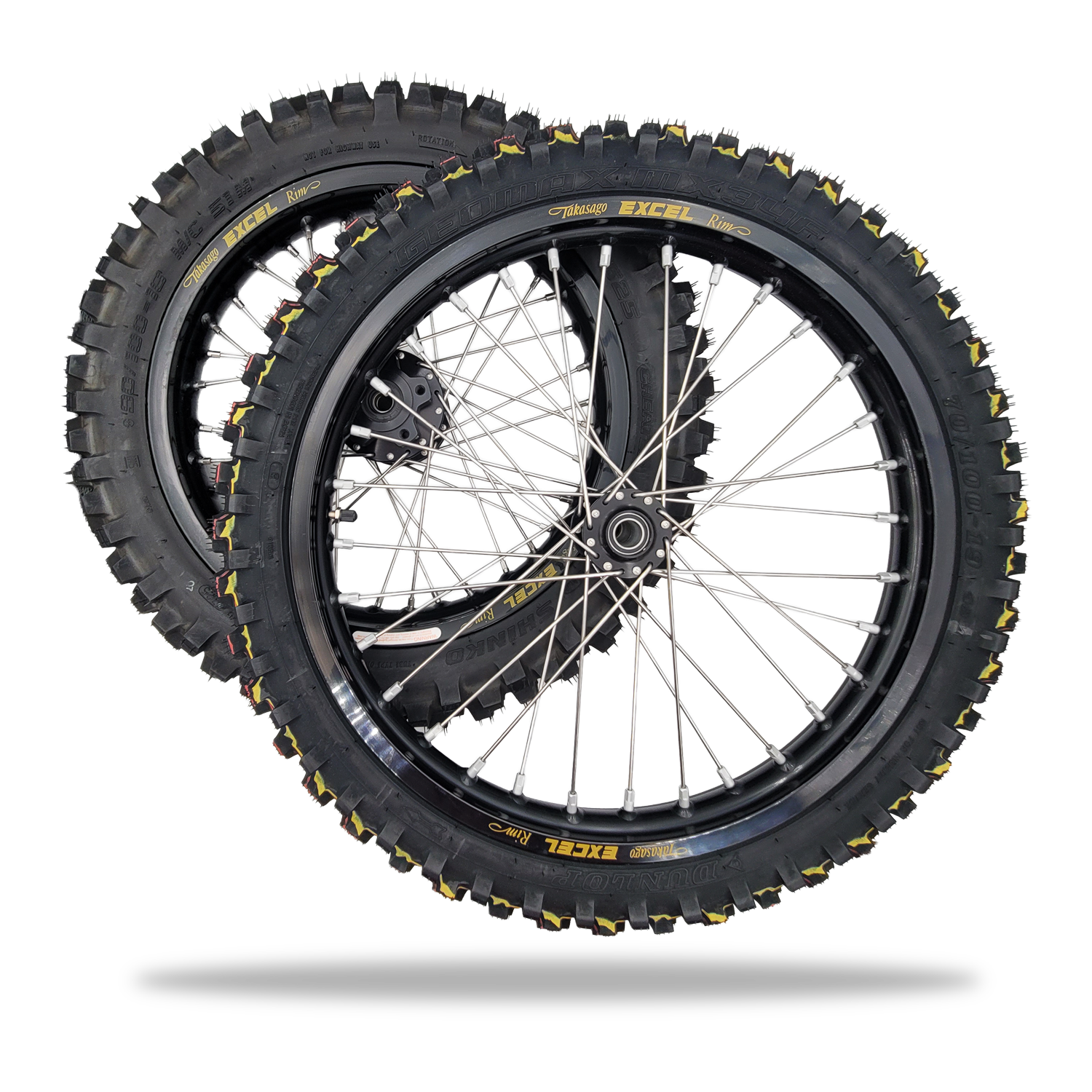 Excel 18/21 Complete Wheel & Tire Combo for small eMoto