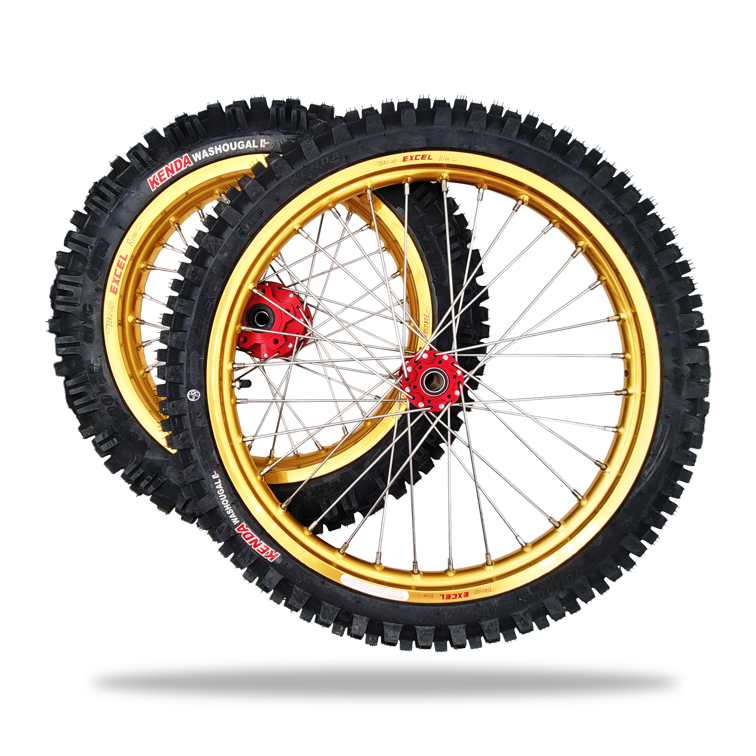 Excel 16/19 Complete Wheel & Tire Combo by Charged Cycle Works