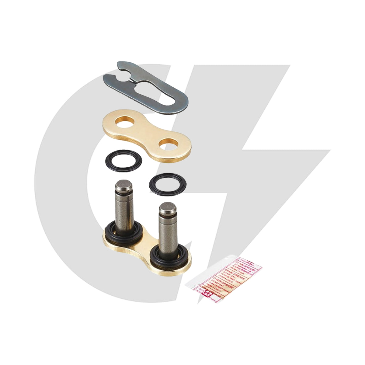 DID 520 ERVT Gold X-Ring Chain
