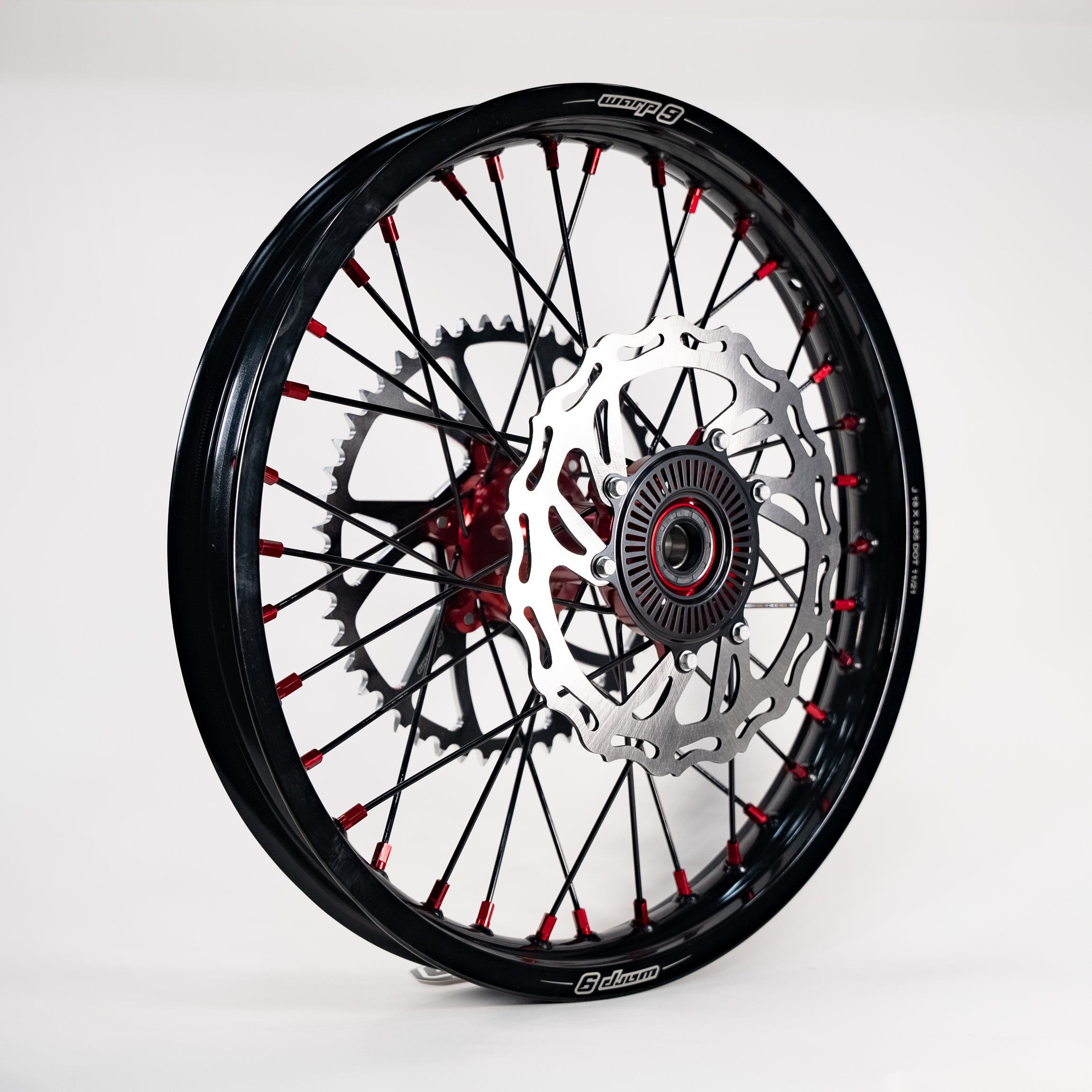18/21 Complete Wheel & Tire Combo - Warp 9 for Surron Light Bee and E Ride ProSS