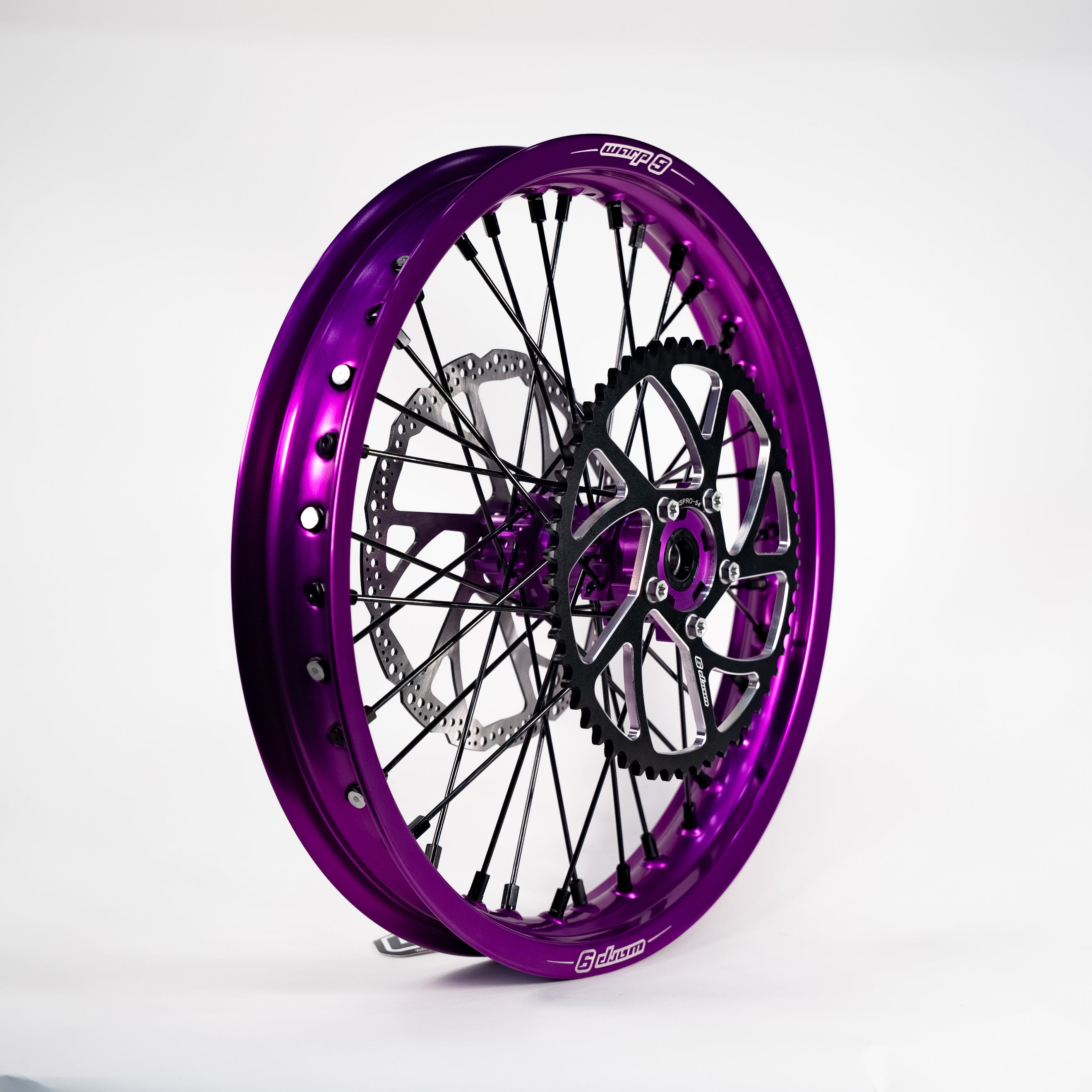 18/21 Complete Wheel & Tire Combo - Warp 9 for Surron Light Bee and E Ride Pro