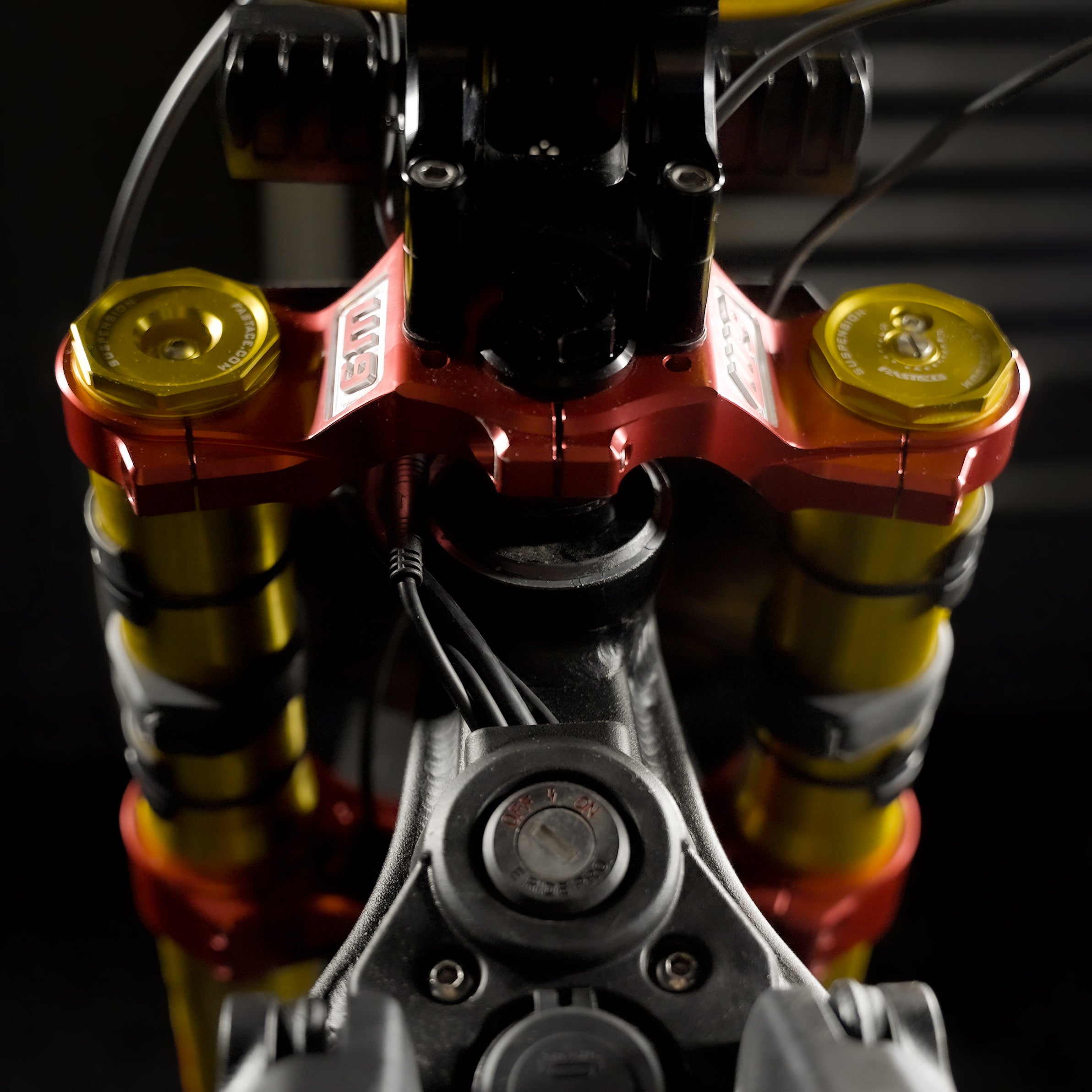 Warp9 - FastAce Drop Crown Triple Clamp