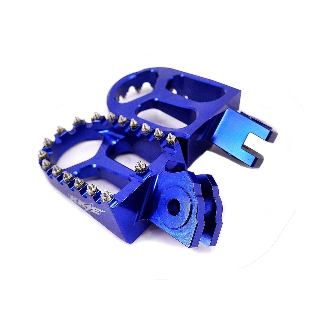 KKE Black CNC Aluminum Footpegs (Pair) – For Suzuki RMZ250 RMZ450 RMX450Z – Anodized Finish