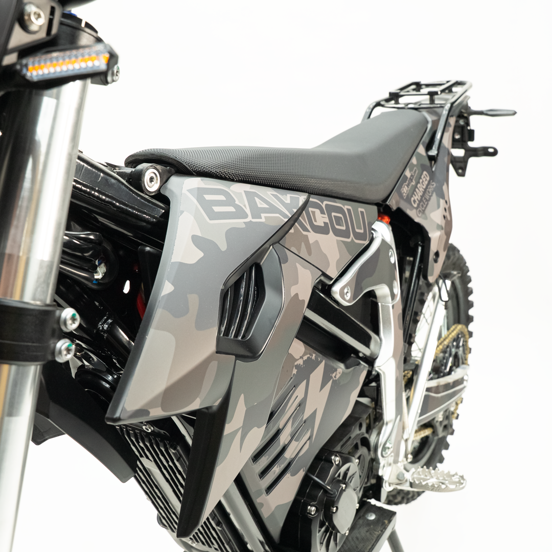 Camo Edition Bakcou Puma X22 SD Electric Motorcycle