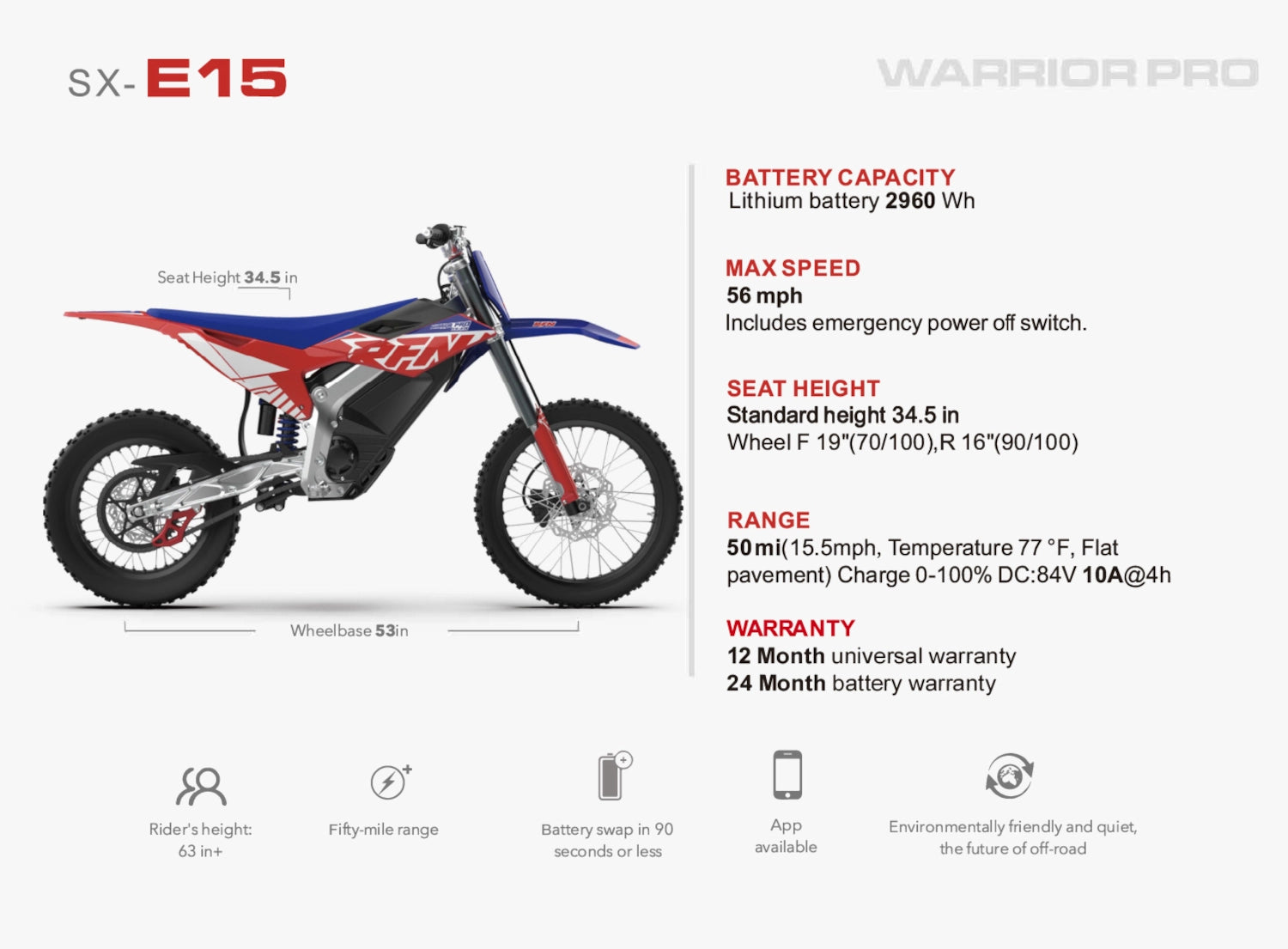 RFN Warrior PRO SX-E15