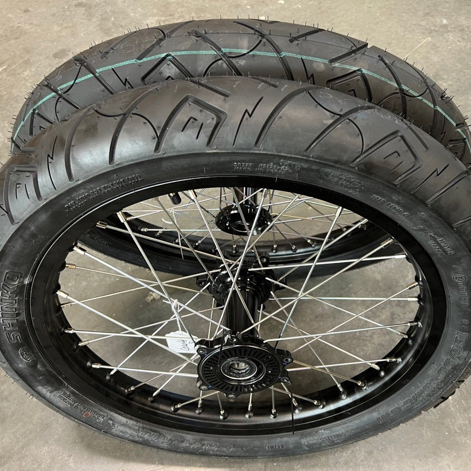 SuperMoto Street Wheels and Tires for Ultra Bee