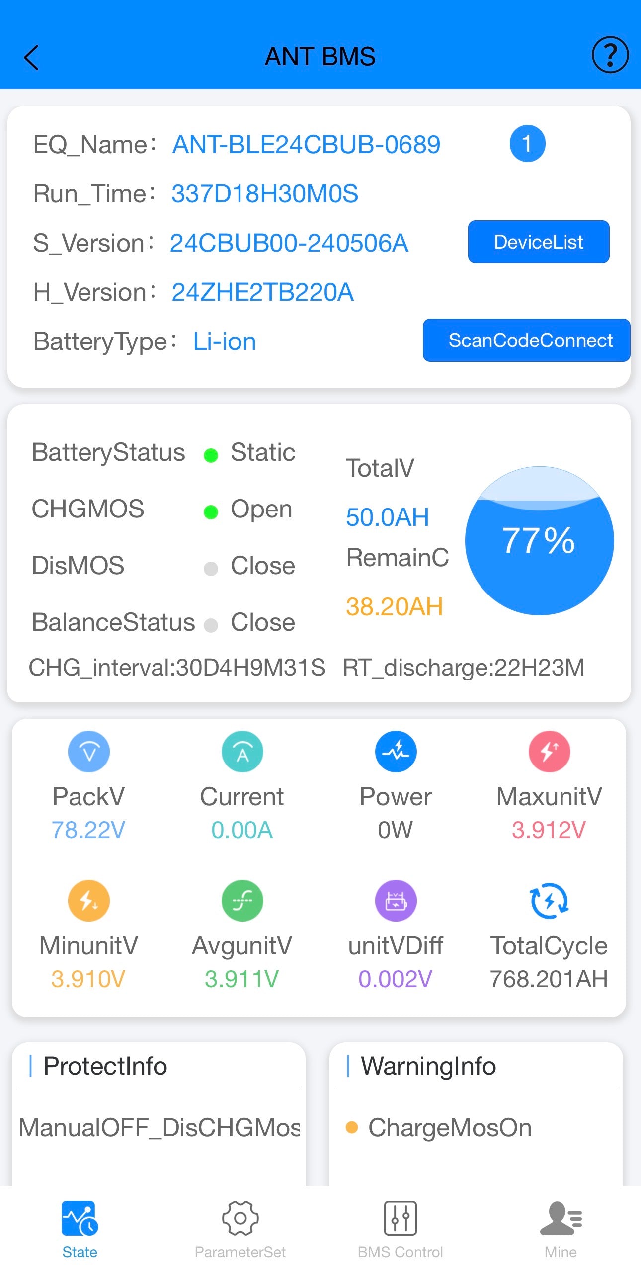 Used VTB Evo GT 72v 50ah Battery 28kw + Charger