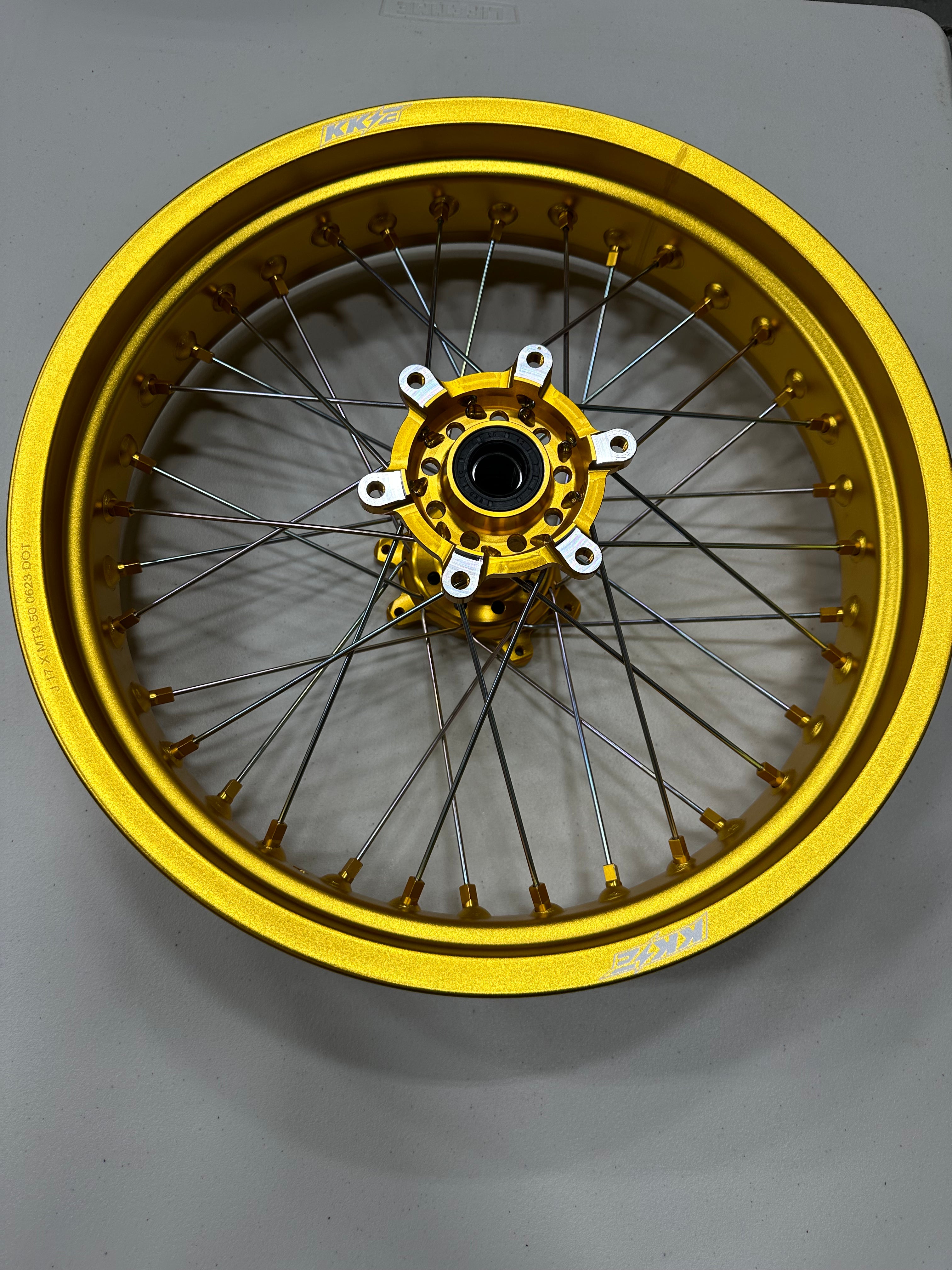 Ultra Bee 17" supermoto wheels by KKE