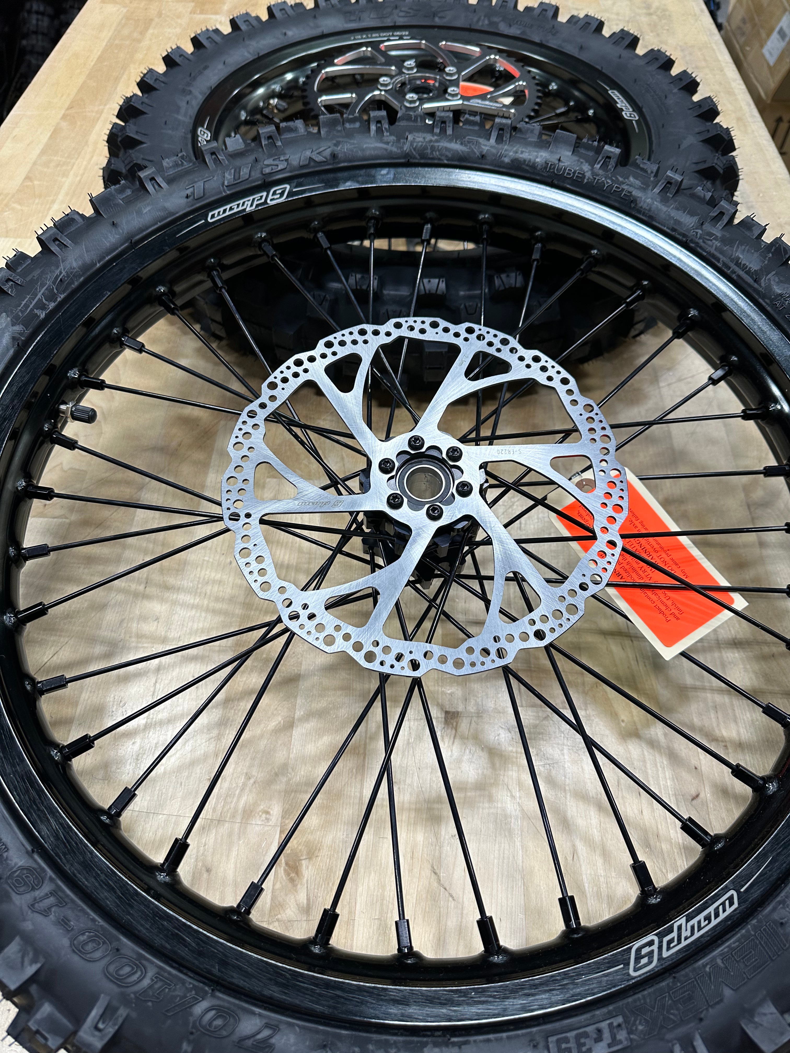 Surron Light Bee Wheelsets with Tires Mounted - ready to ship immediately!
