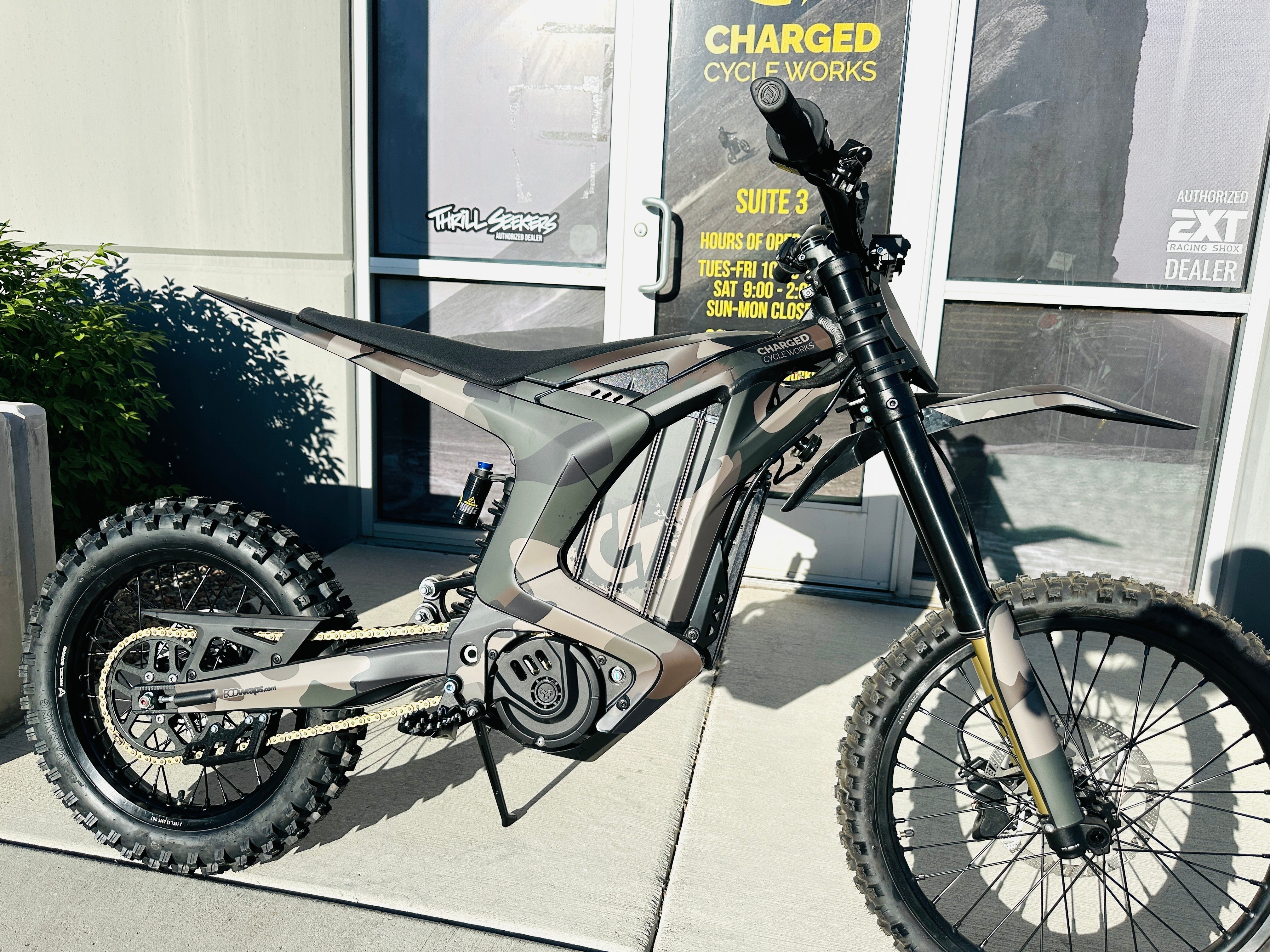 CCW Camo Edition Arctic Leopard XE Pro 72v Electric Hunt Bike