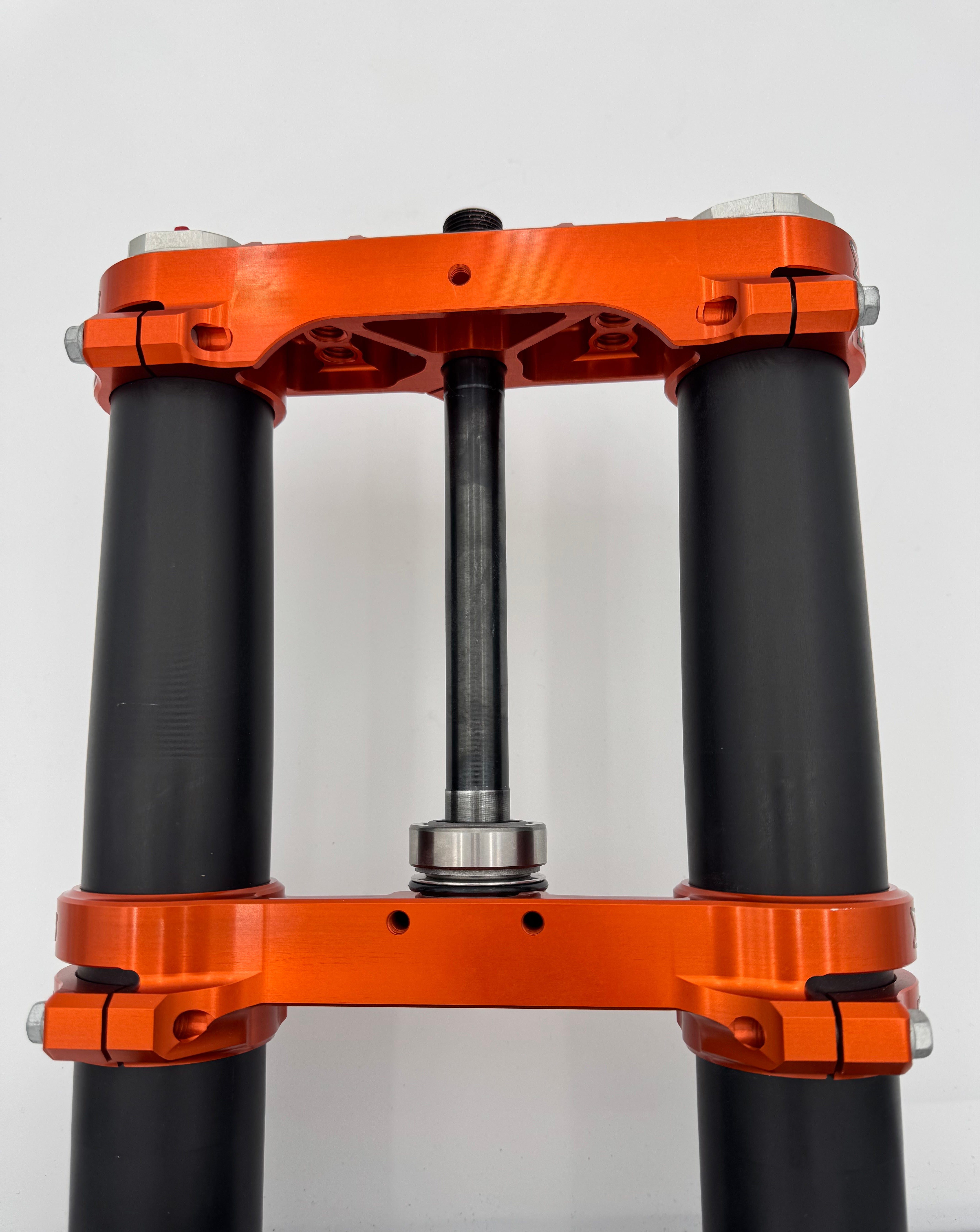 Used: Black KTM WP 43 XACT Air Fork - With XTRIG Triple Clamps