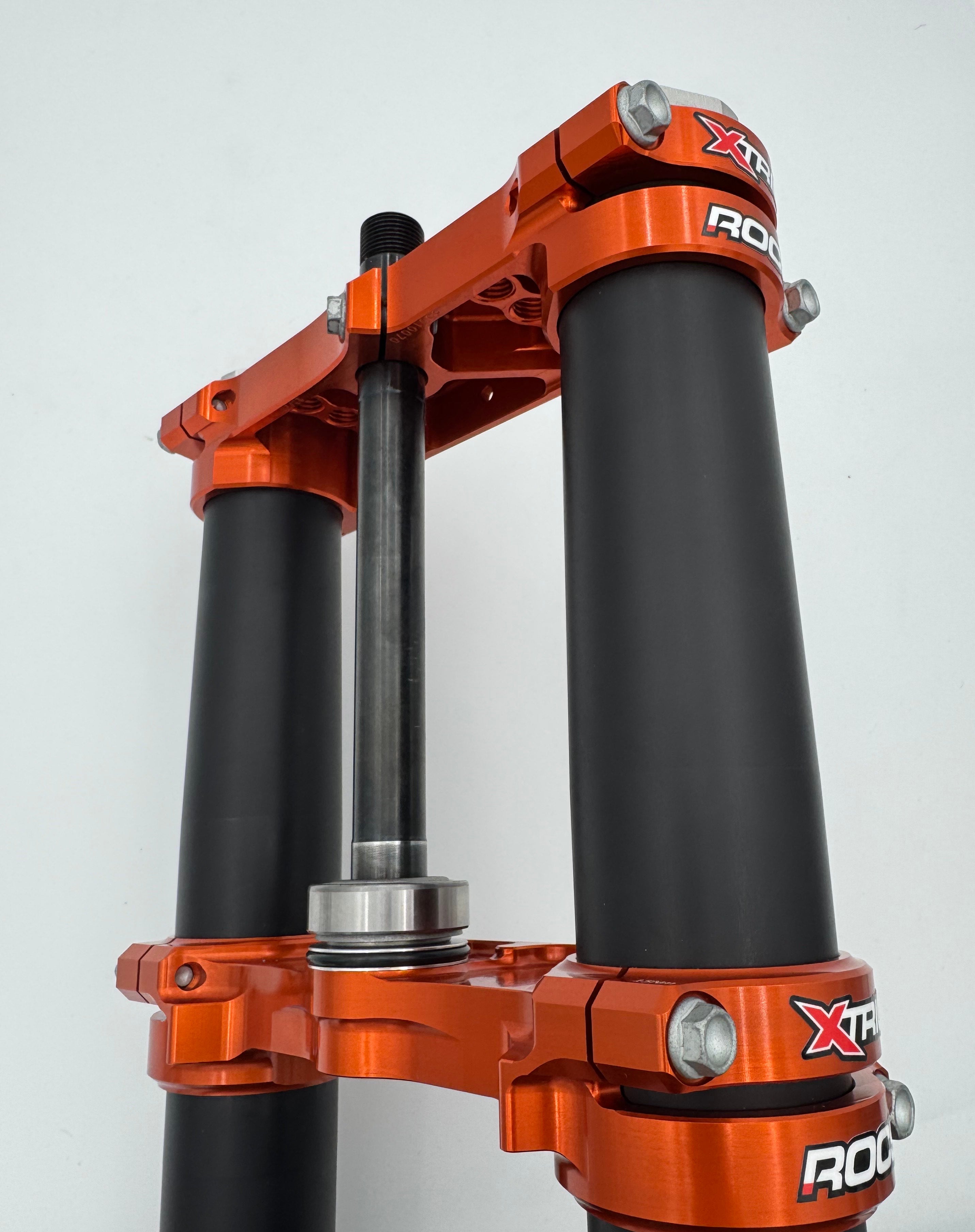 Used: Black KTM WP 43 XACT Air Fork - With XTRIG Triple Clamps