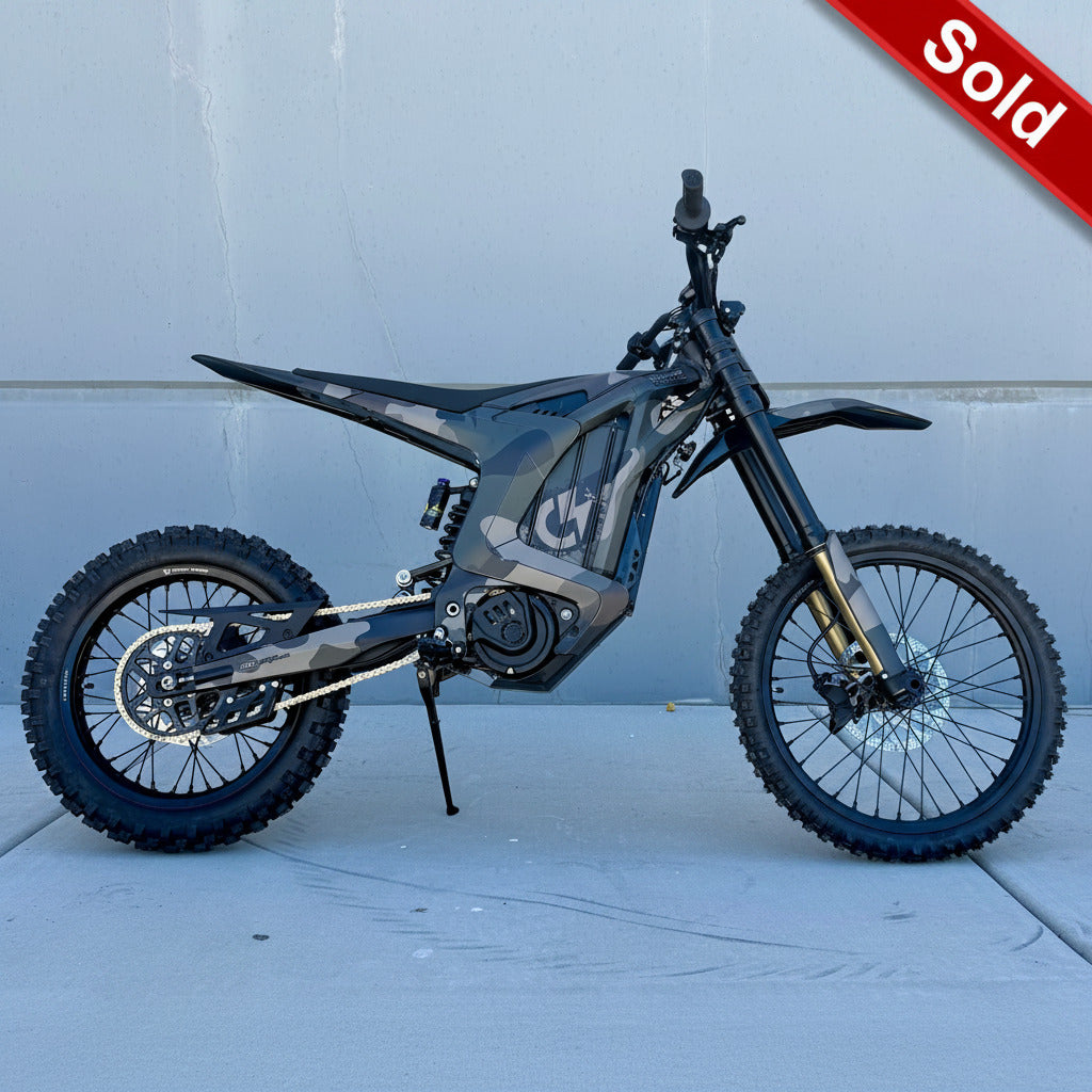 CCW Camo Edition Arctic Leopard XE Pro 72V Electric Hunt Bike
