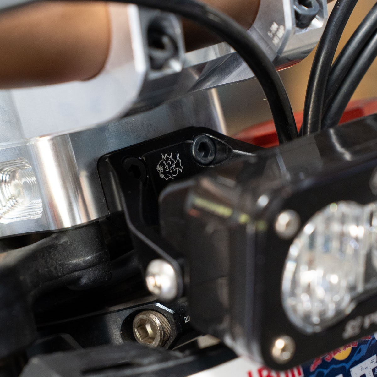 Prickly Baja Designs S2 Headlight Mount – Direct Mount Riser