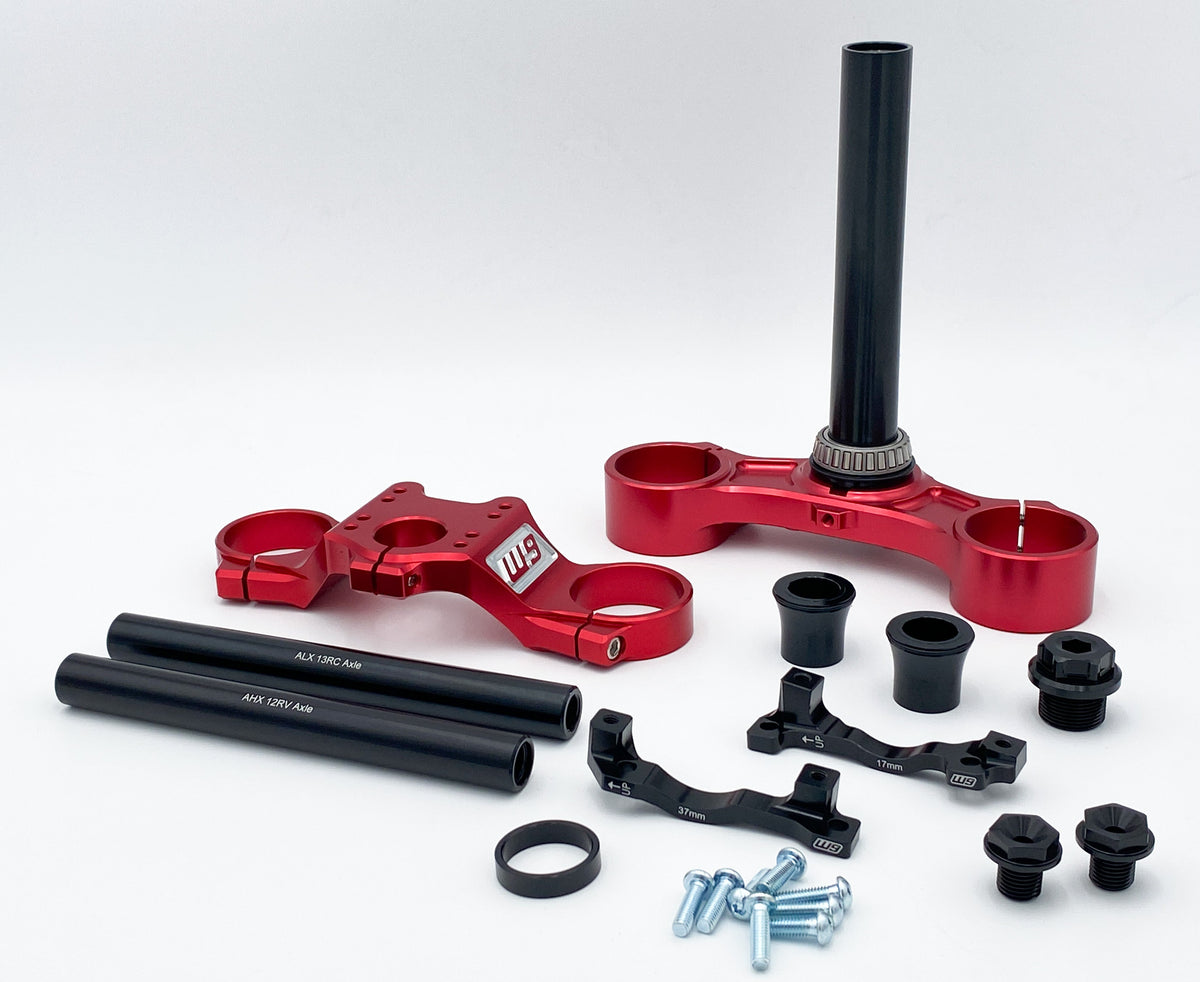 Warp9 FastAce Drop Crown Triple Clamps – Surron / Talaria / E Ride Pro