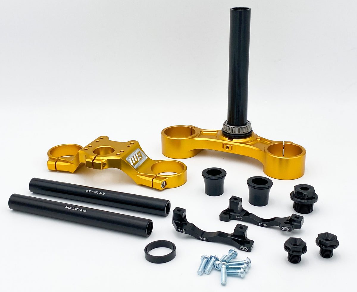 Warp9 FastAce Drop Crown Triple Clamps – Surron / Talaria / E Ride Pro