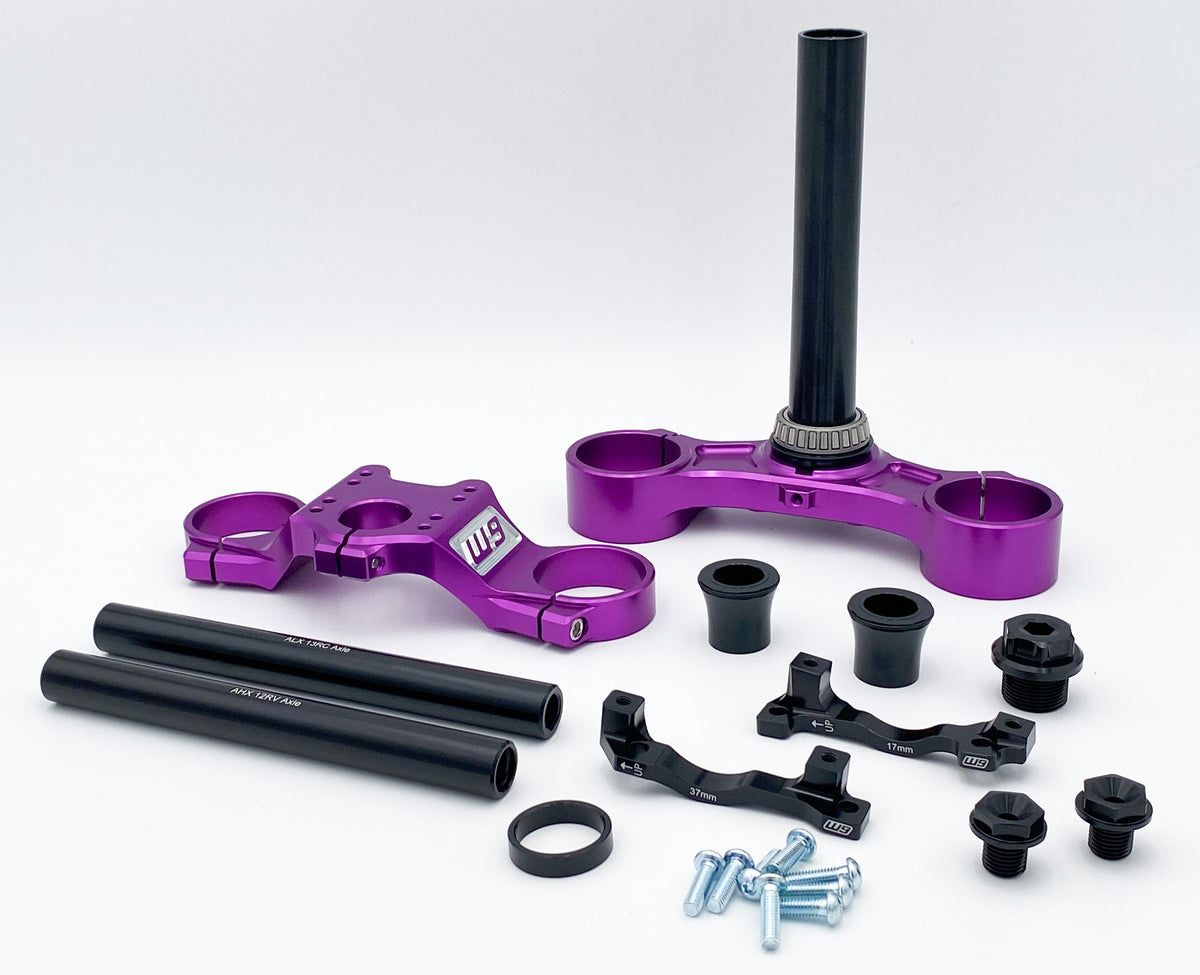 Warp9 FastAce Drop Crown Triple Clamps – Surron / Talaria / E Ride Pro