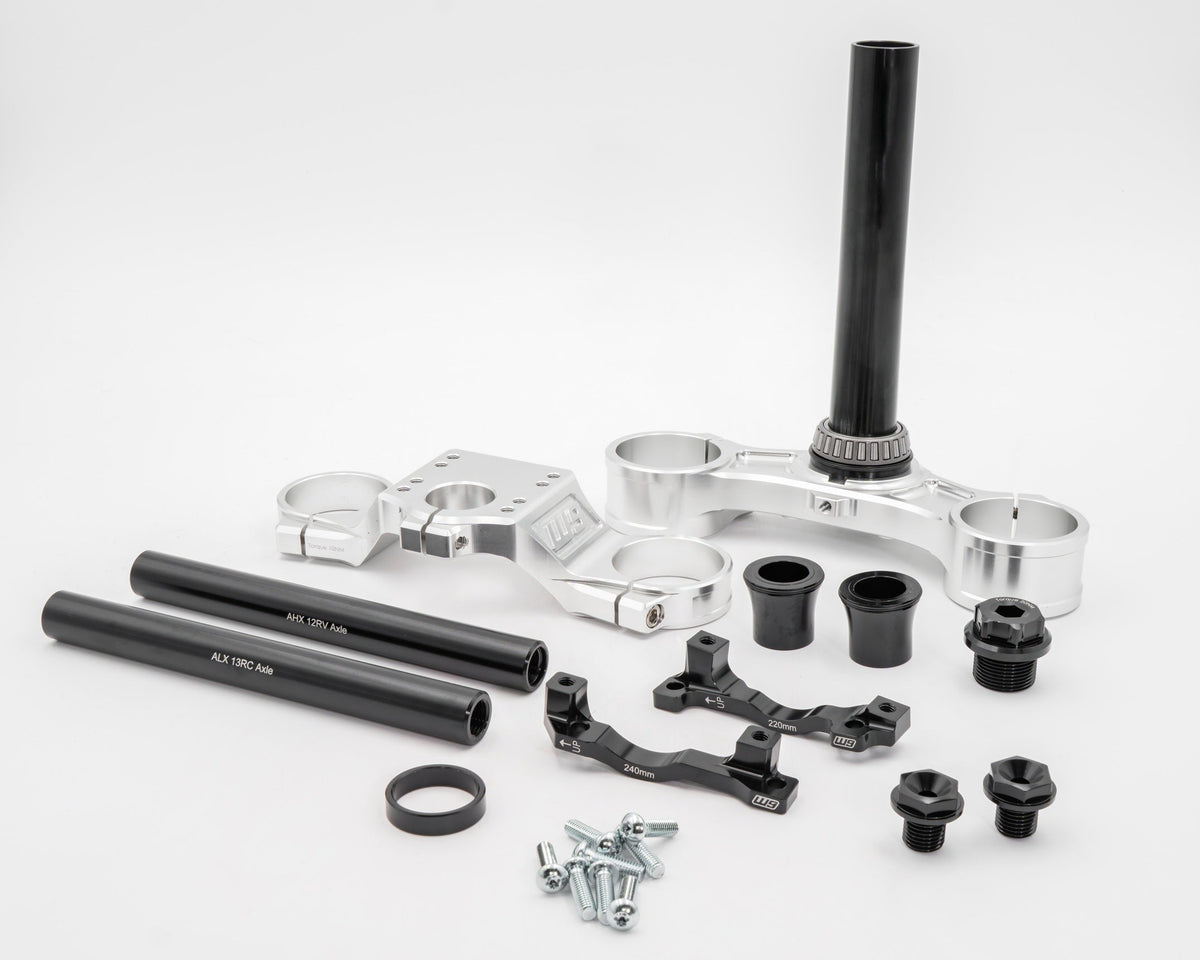 Warp9 FastAce Drop Crown Triple Clamps – Surron / Talaria / E Ride Pro