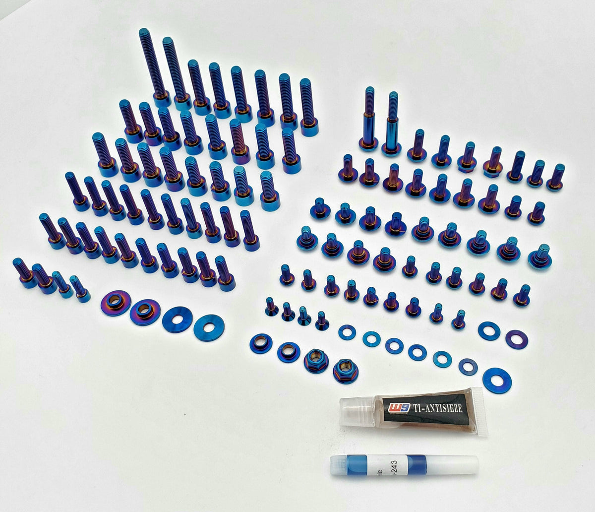 Warp9 Surron Ultra Bee Titanium Body / Chassis Bolt Kit