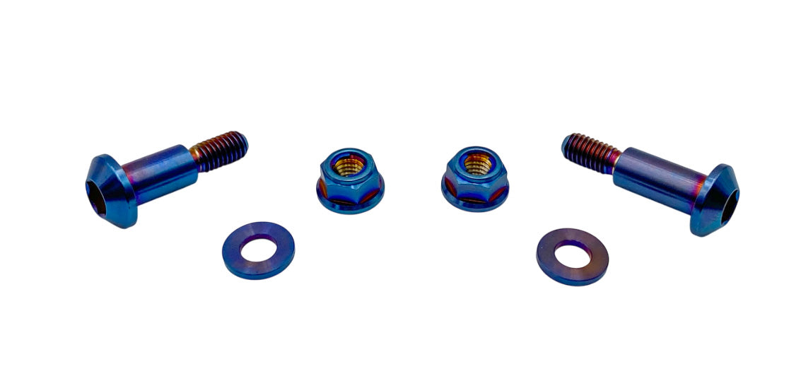 Warp9 Shorty Style Ultra Bee Lever Pivot Bolts – Titanium Upgrade