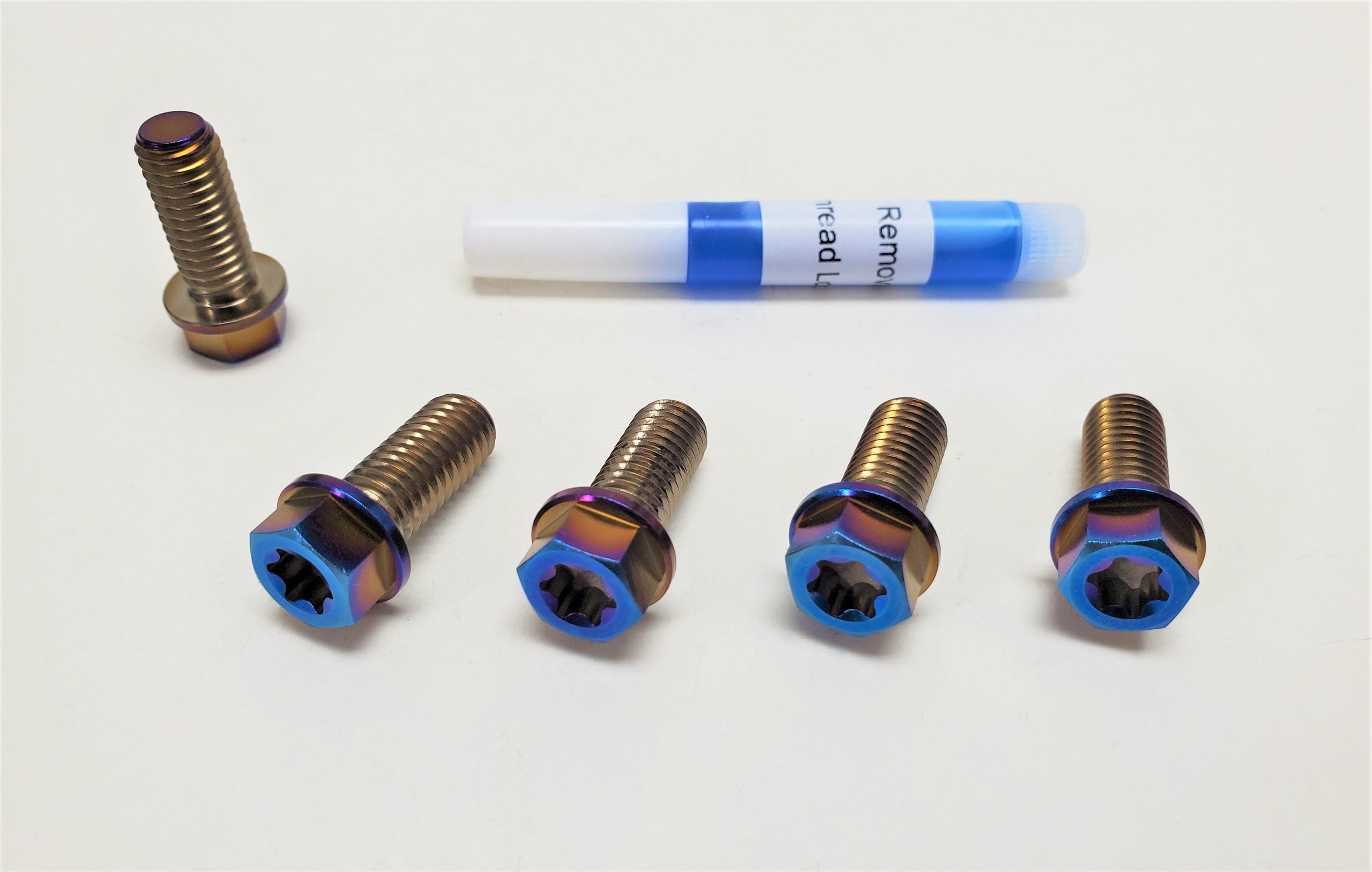 Warp9 Titanium Sprocket Bolts for Surron LBX