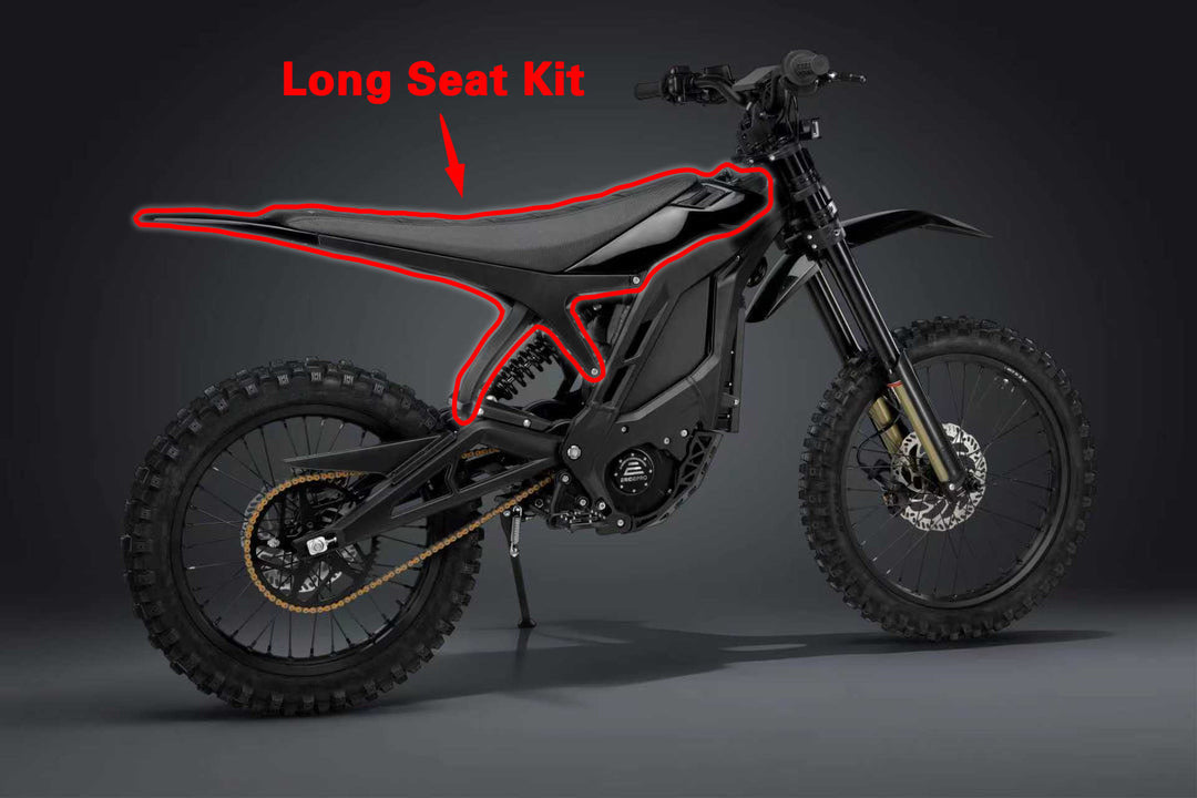 E Ride Pro SR - Long Seat Kit | Fits SS2.0/SS3.0/SR