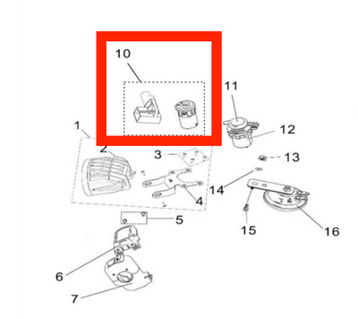 Surron OEM Ignition Switch Set and Key (Surron LBX)
