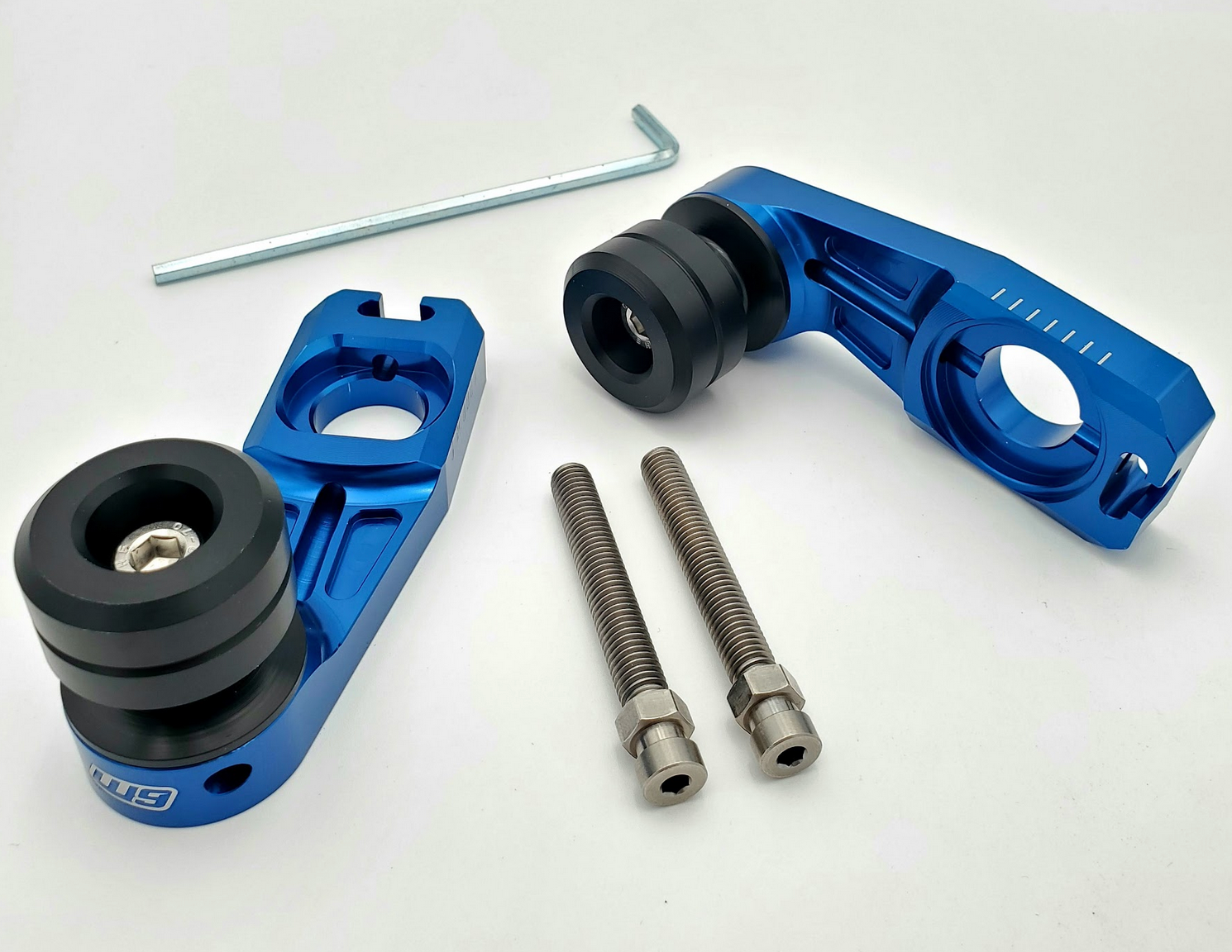 Warp9 Rear Supermoto Axle Sliders for Surron Ultra Bee