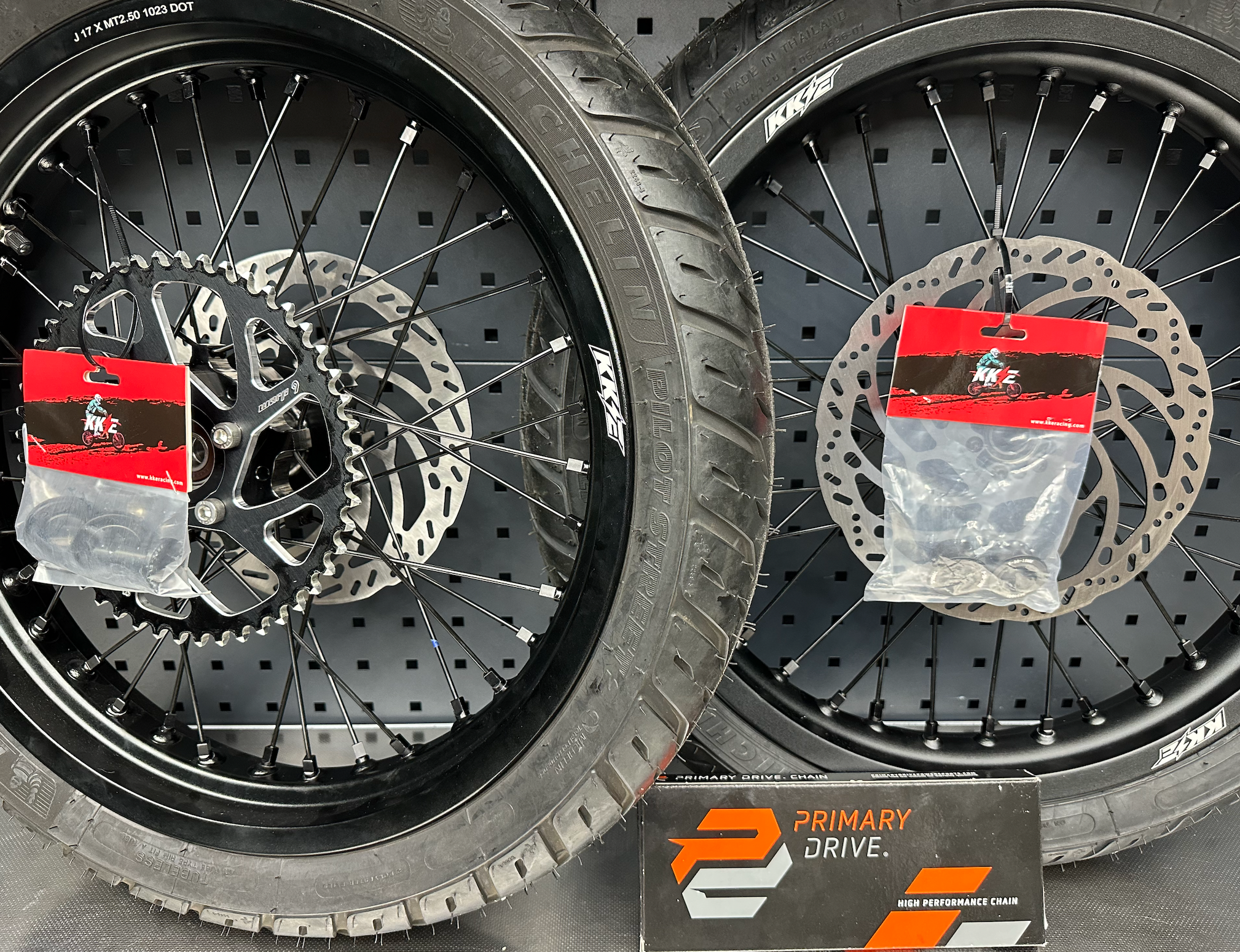 Kit for KKE Supermoto wheelset